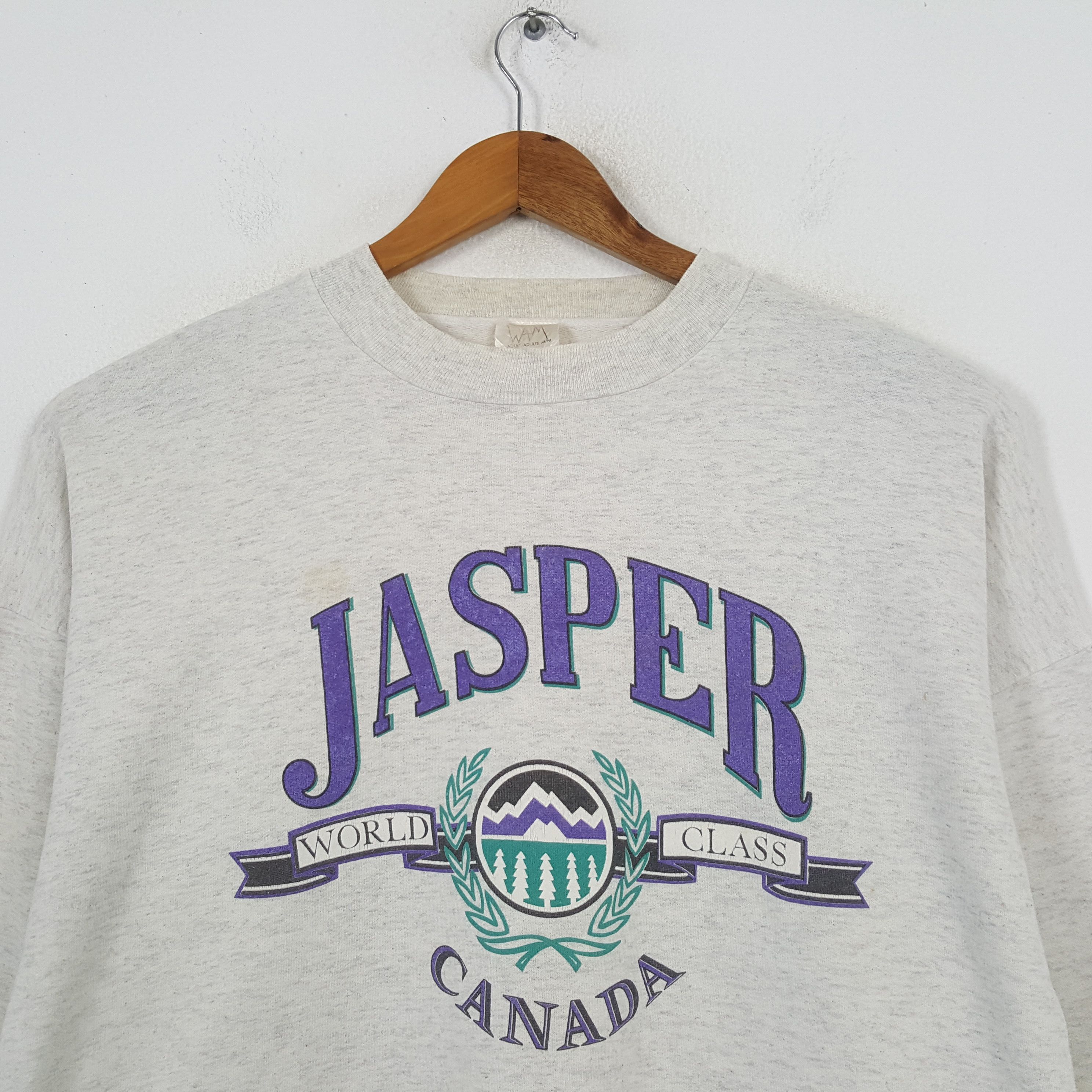 Vintage Vintage JASPER CANADA Streetwear Style Sweatshirt C290N2 Size US XL / EU 56 / 4 - 2 Thumbnail