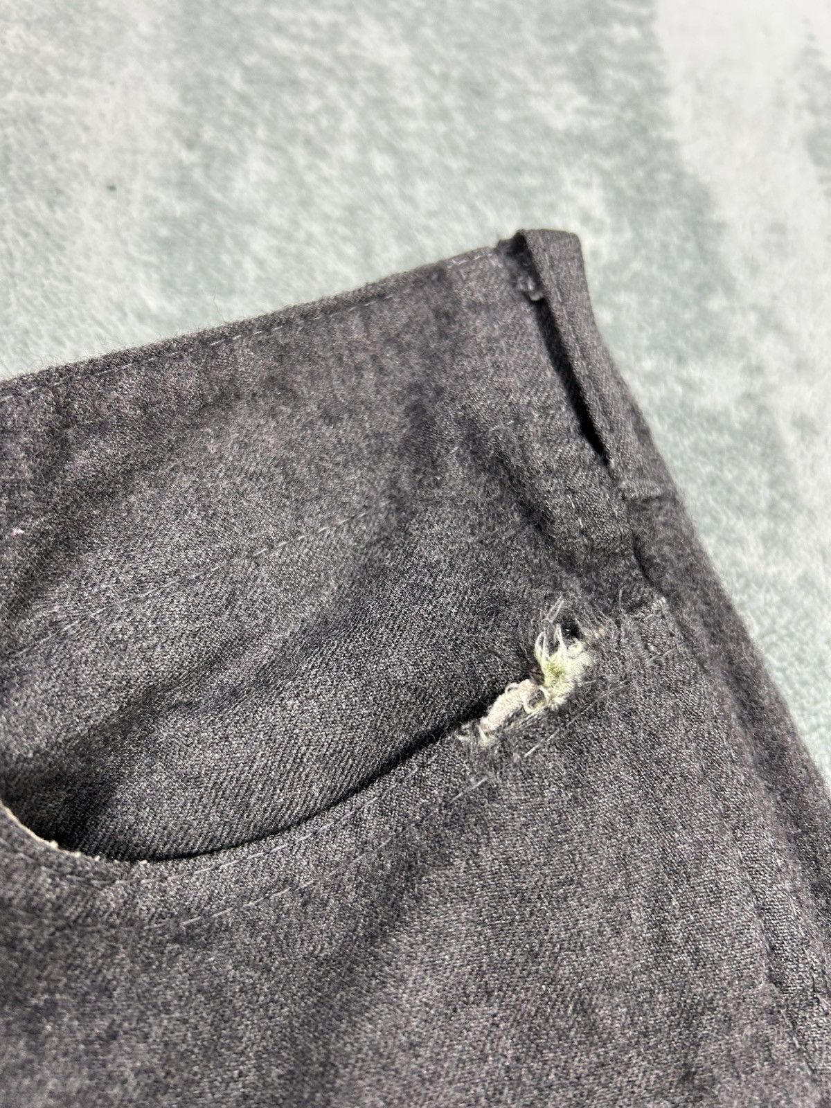 Junya Watanabe Comme des Garcons x Junya Watanabe Wool Buckle Pants S0208 Size US 31 - 7 Thumbnail