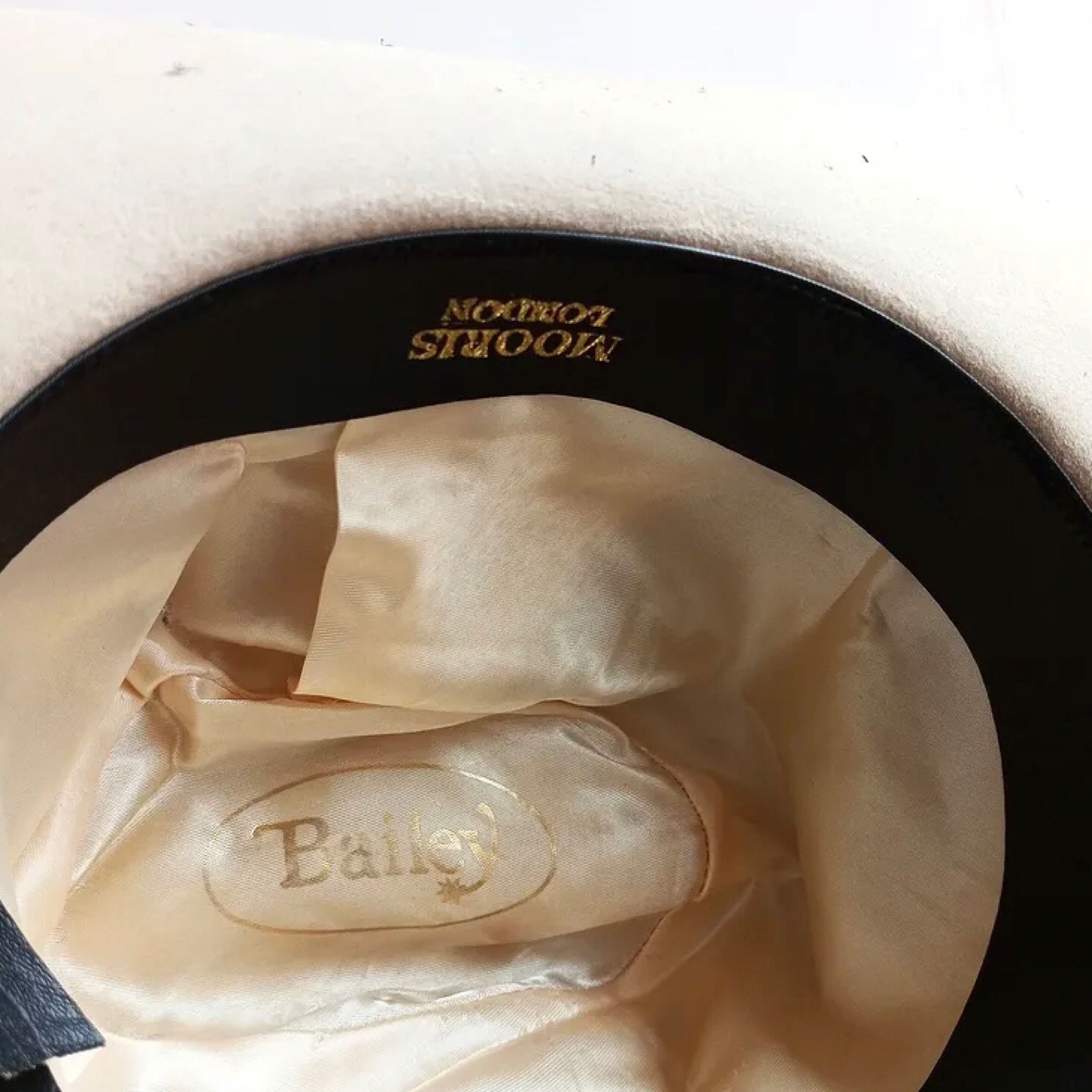 Bailey Hats × Hat Club × Vintage Vintage Bailey Mooris london fedora Cowboy porkpie Hat Size ONE SIZE - 10 Thumbnail