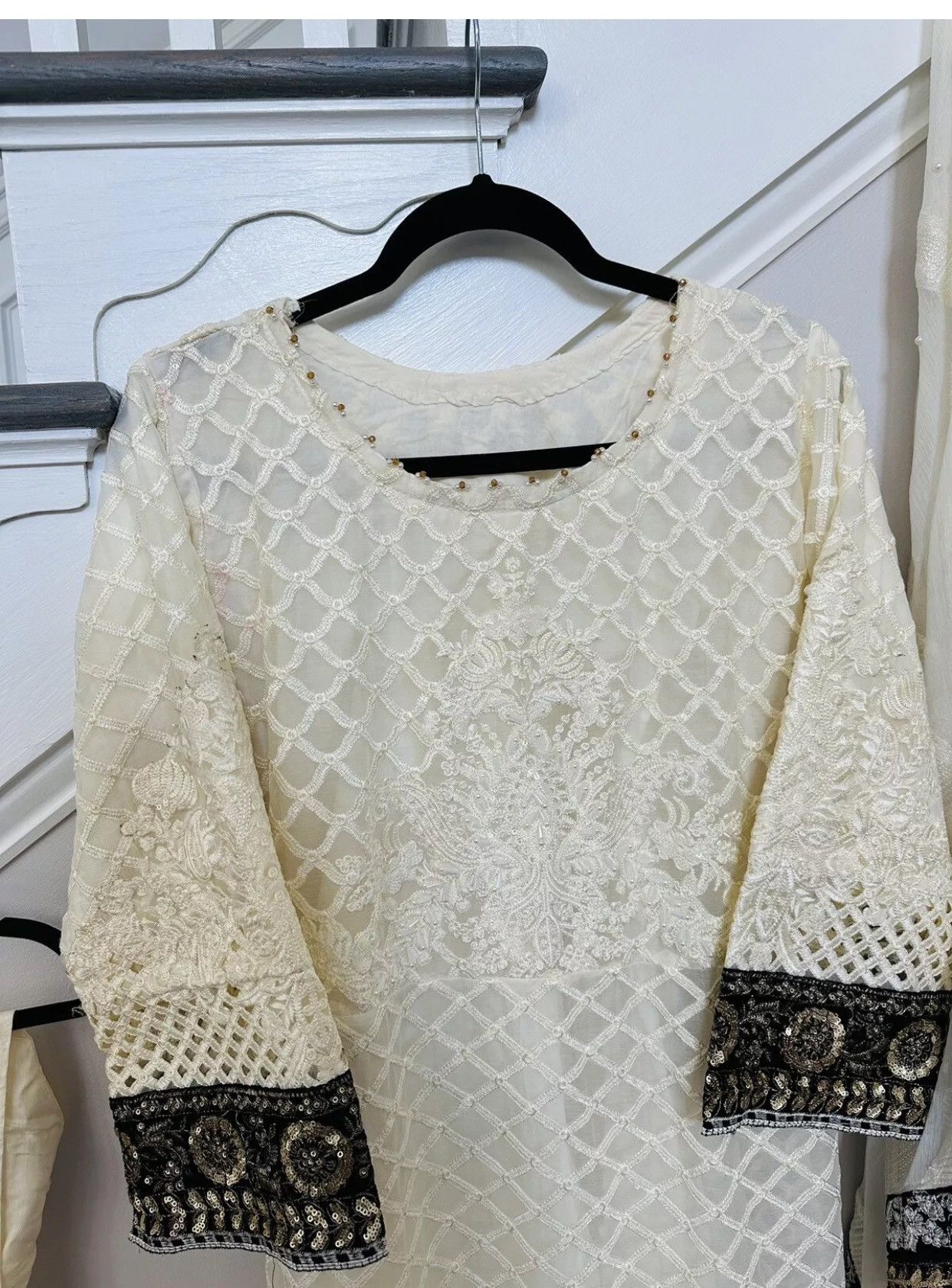 Other Designer Tawakkal Pakistani Heavy 3pc Party Wear wedding Size L / US 10 / IT 46 - 2 Thumbnail