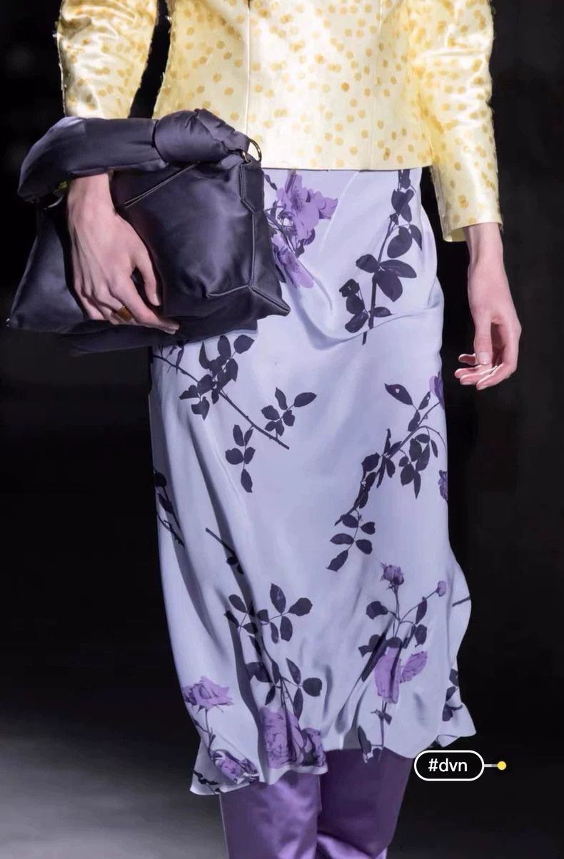 Dries Van Noten dries van noten size:38 Purple long dress in the garden Size 42" / US 20 - 2 Thumbnail