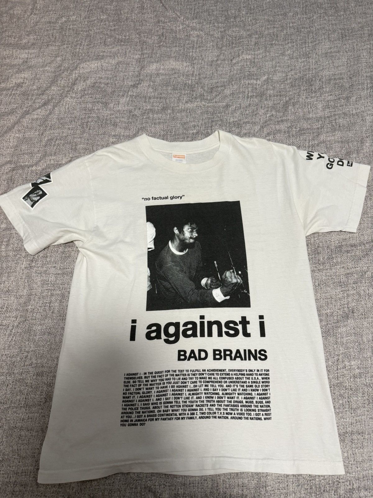 08年Supreme BAD BRAINS Tシャツ グレー 【M】 08年Supreme BAD BRAINS Tシャツ グレー 【M】 Bad Brains Supreme