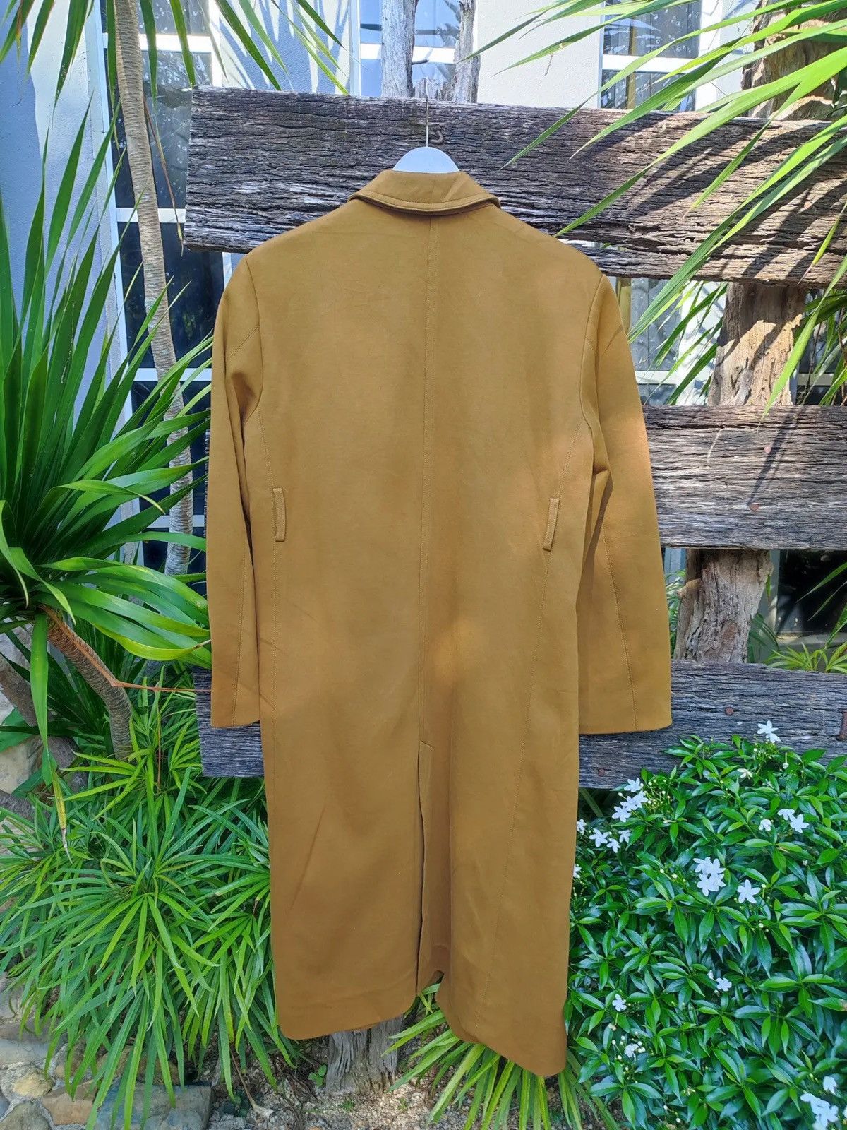 Christophe Lemaire Uniqlo U Camel Brown Minimalist Long Coat – Size L Size US L / EU 52-54 / 3 - 5 Thumbnail