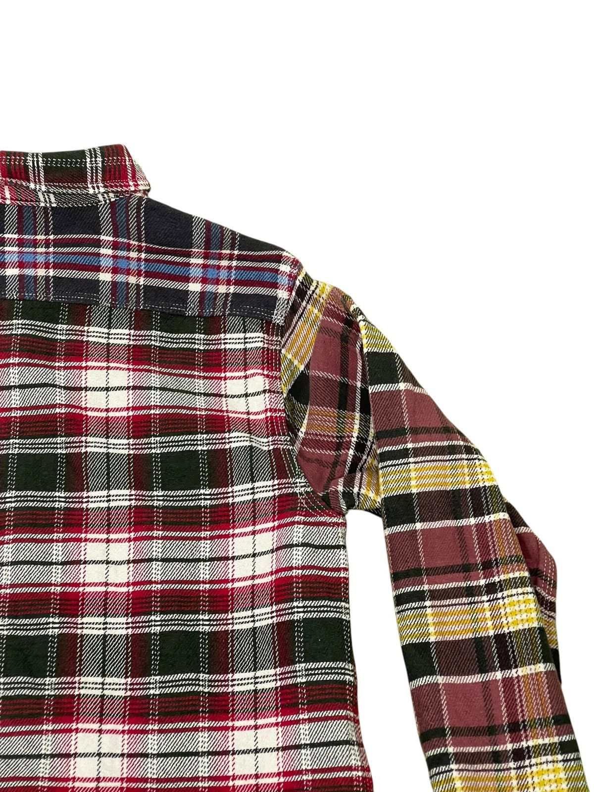 Japanese Brand Multi Plaid Houston Union Made Flannel Shirt Workwear 6🟩7 Size US M / EU 48-50 / 2 - 15 Thumbnail