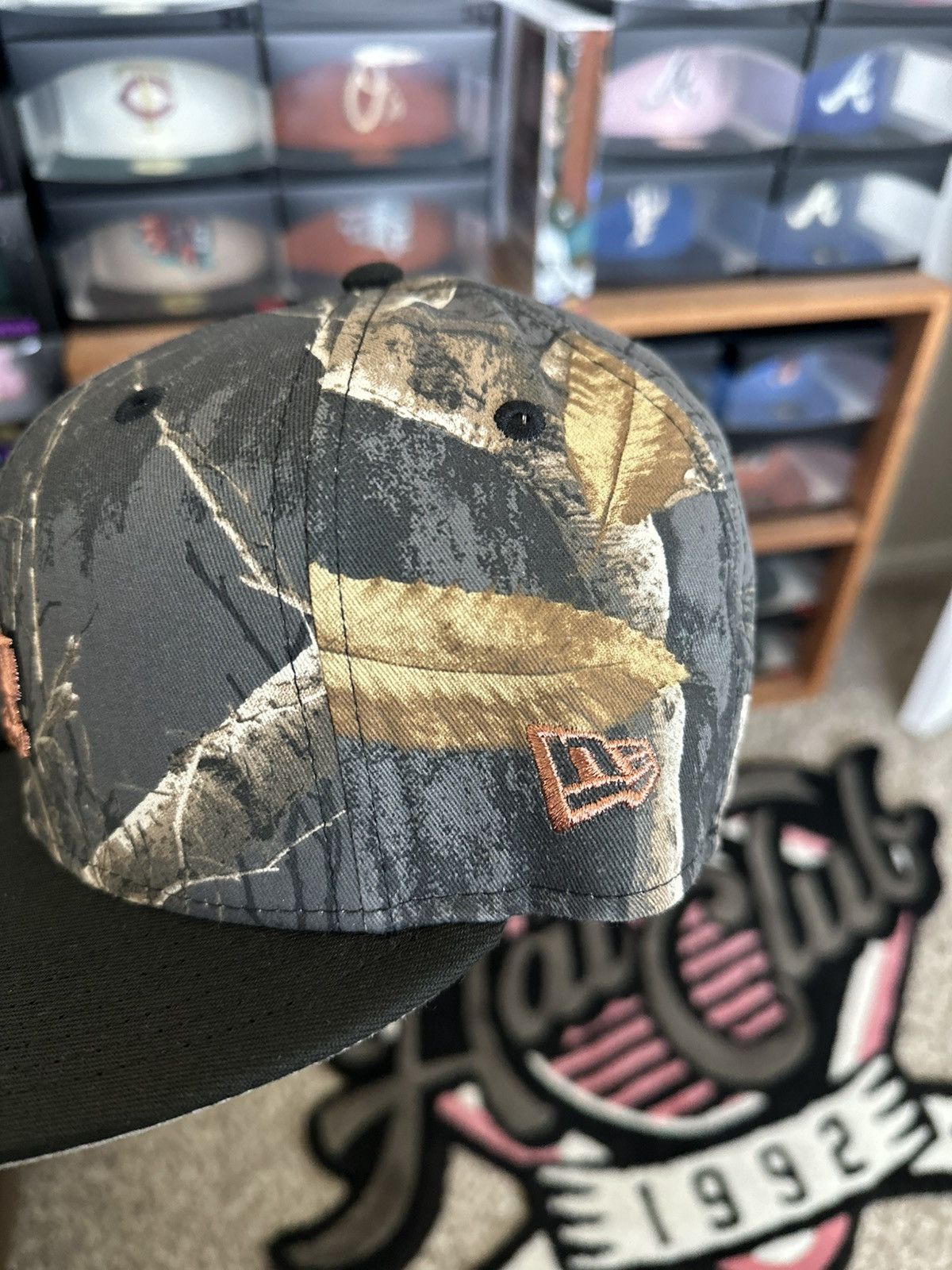 New Era Black RealTree Dodgers 7 5/8 Size ONE SIZE - 4 Thumbnail