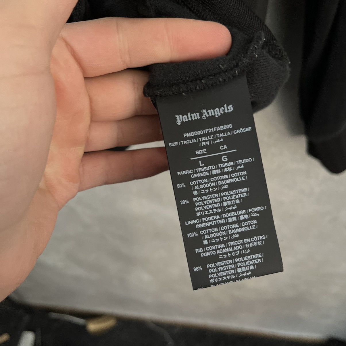 Palm Angels Palm Angels Full Zip Black Size US L / EU 52-54 / 3 - 10 Thumbnail