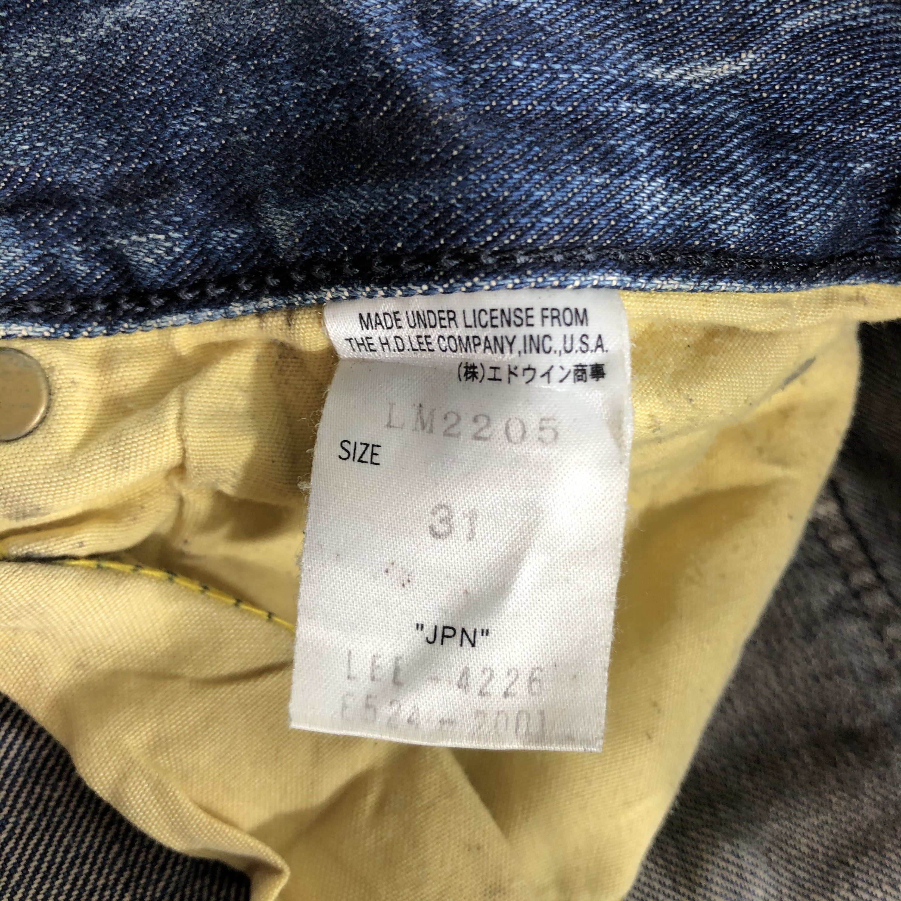 Lee Vintage Lee Jeans-J3932 Size US 32 / EU 48 - 9 Thumbnail