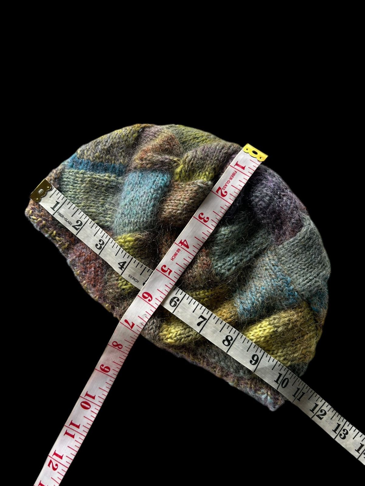 Japanese Brand × Kapital × Vintage Crochet Knitted handmade hairy Rare Beanie Hats ☠️☠️ Size ONE SIZE - 6 Thumbnail