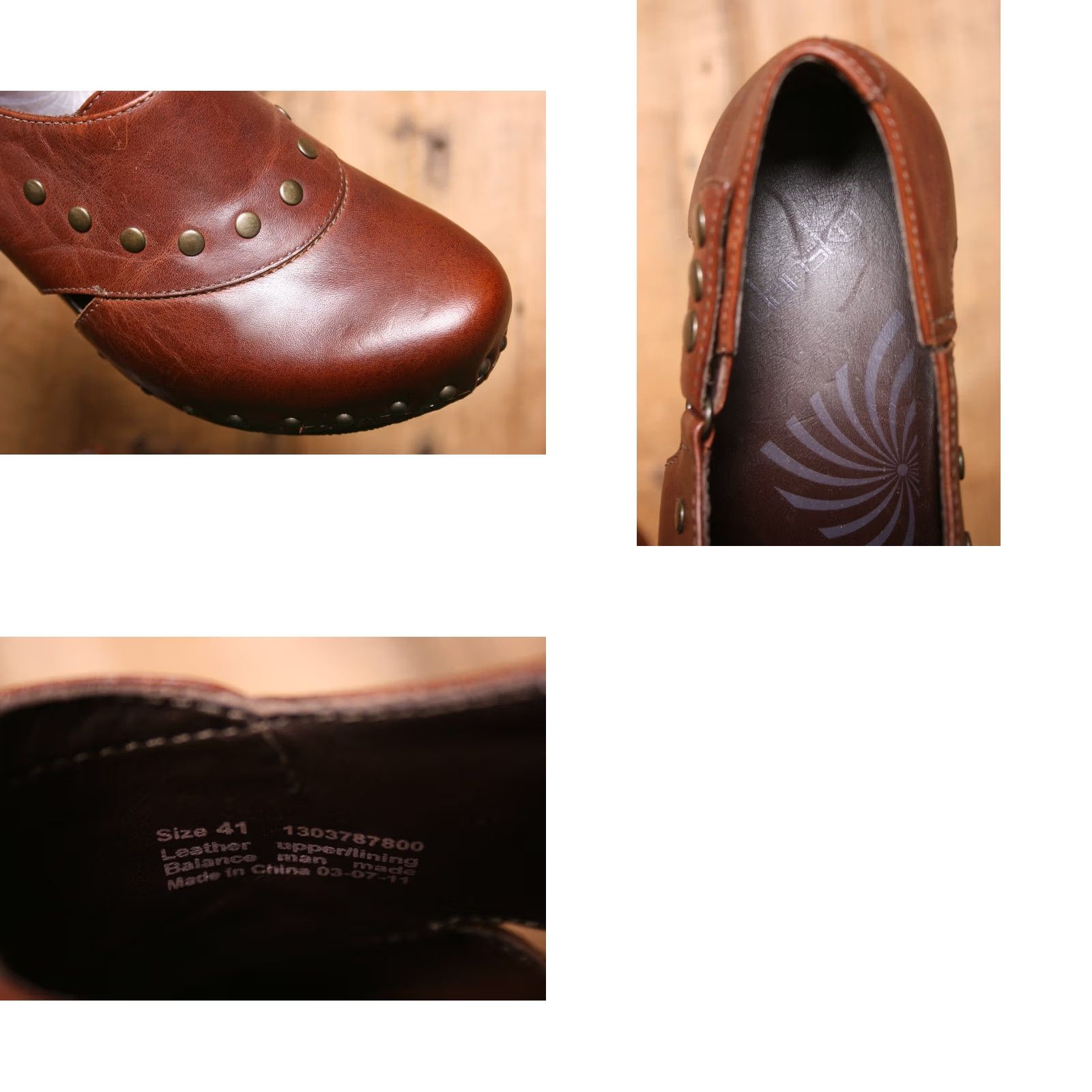 Dansko VINTAGE Dansko Ryder Clog Brown Leather 3" Heel Women's US 10.5 EUR 41 Shoes Size US 11 / IT 41 - 8 Thumbnail