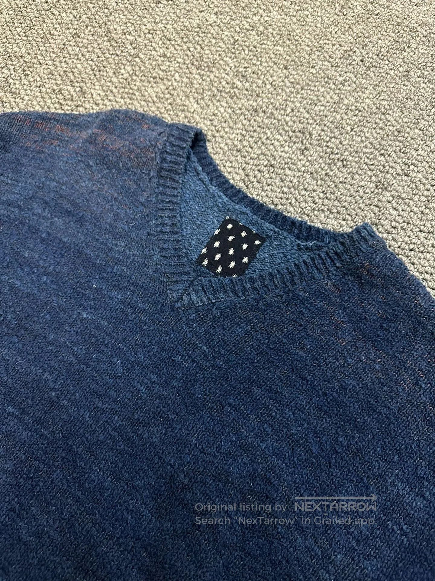 Visvim visvim blue dye loose sweater for layering. Size US M / EU 48-50 / 2 - 5 Thumbnail