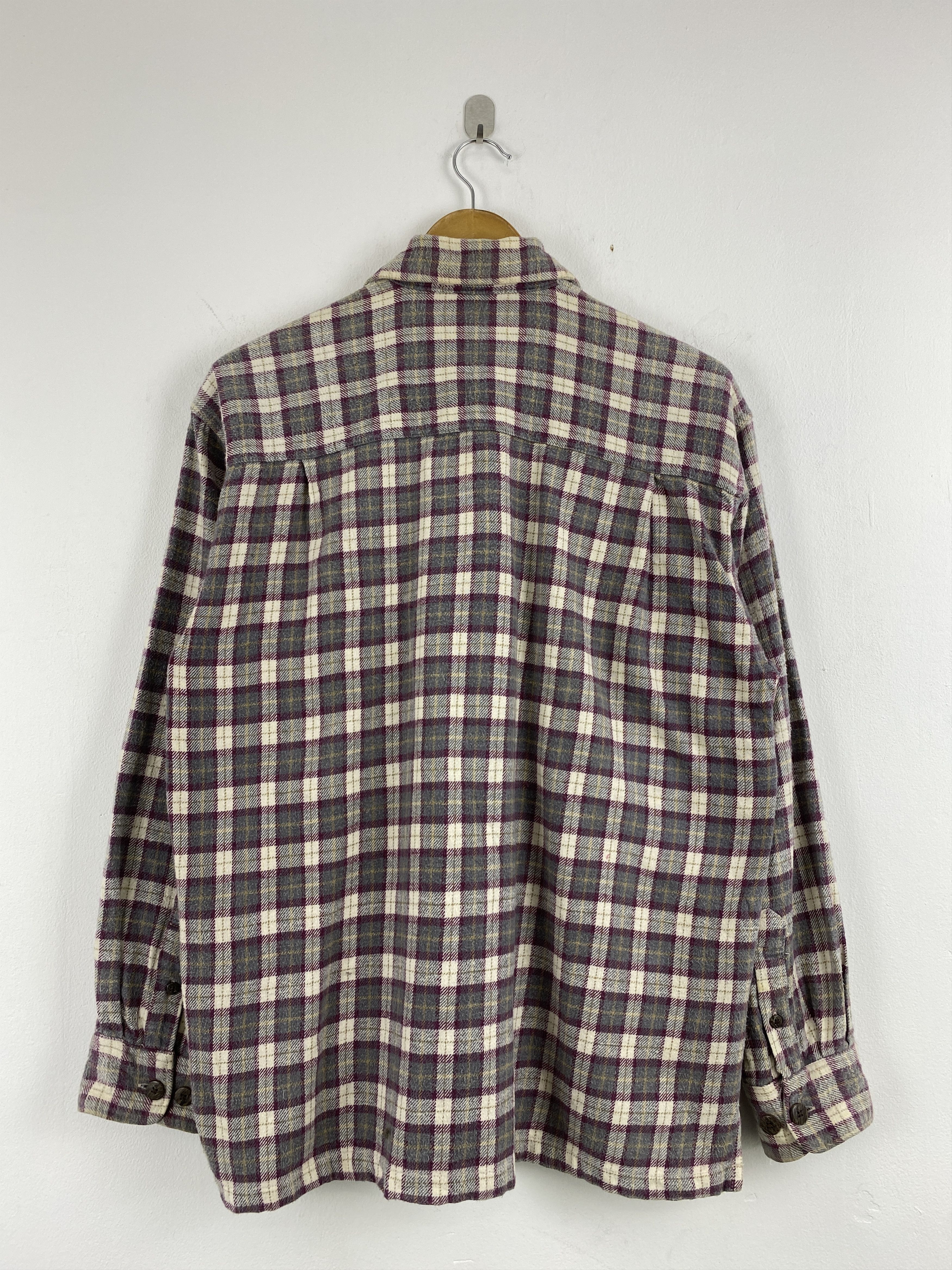 Uniqlo Vintage 90s Uniqlo Button Ups Plaid Flannel Shirt JA0132 Size US M / EU 48-50 / 2 - 3 Thumbnail