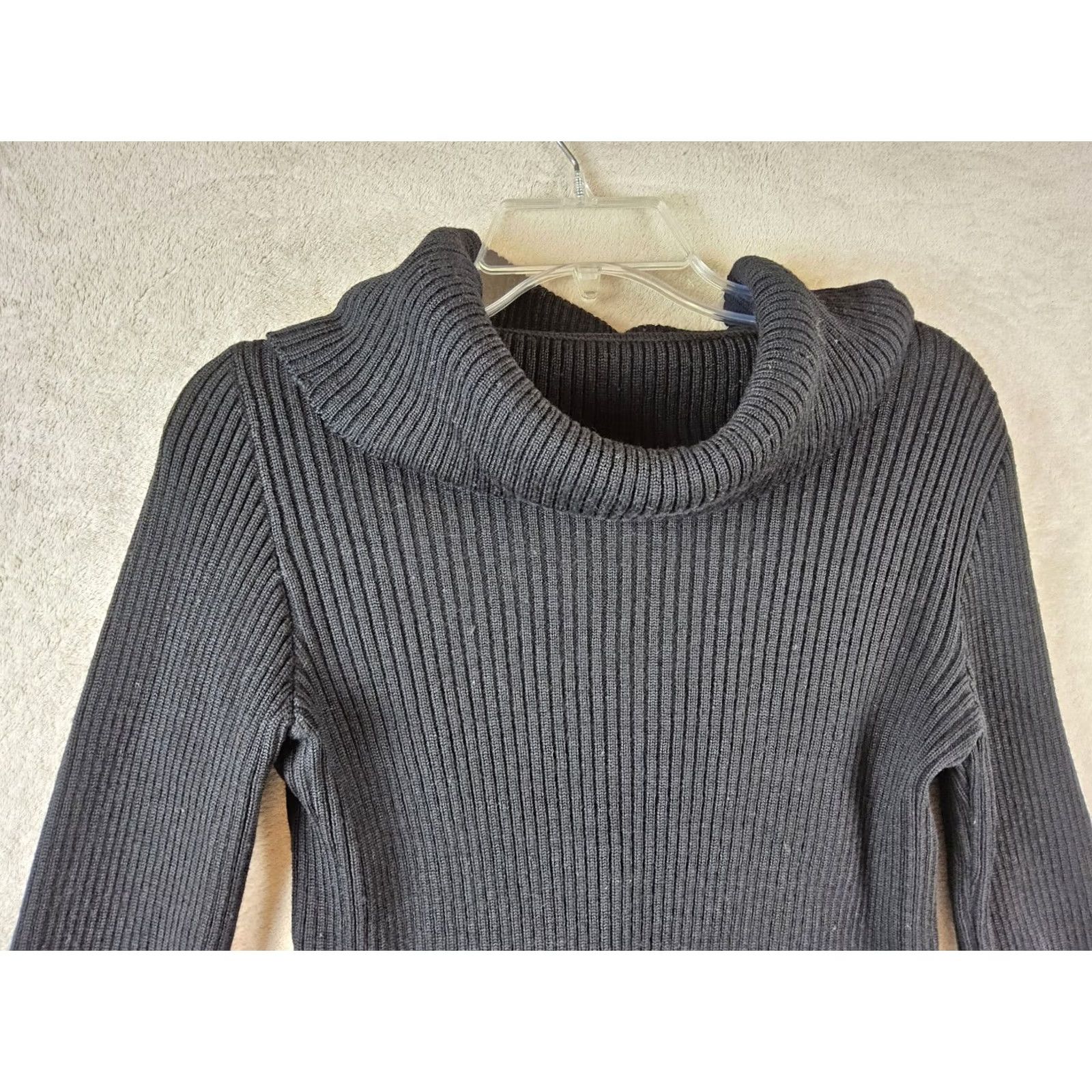 Lanvin Lanvin Women’s Wool Leather Cowl Neck Sweater Size 38 Black Pullover Wool Leather Cowl Neck Womens 38 Pullover Lanvin Sweater Size XS / US 0-2 / IT 36-38 - 3 Thumbnail