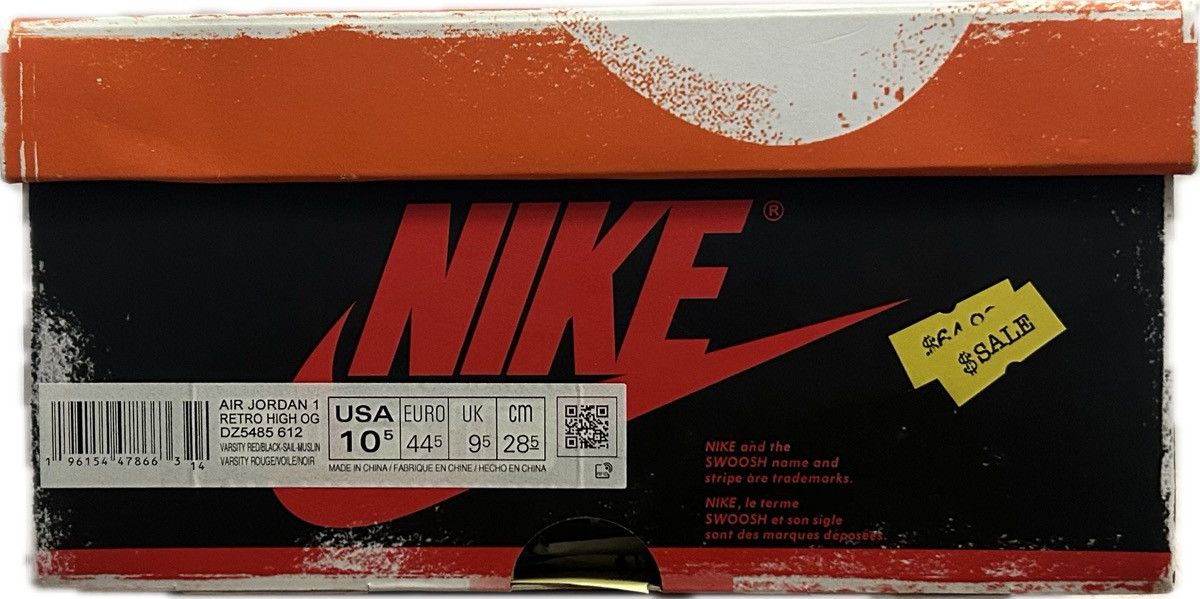Jordan Brand *SEND ALL OFFERS* Jordan 1 Chicago “Lost and Found” Size US 10.5 / EU 43-44 - 5 Thumbnail