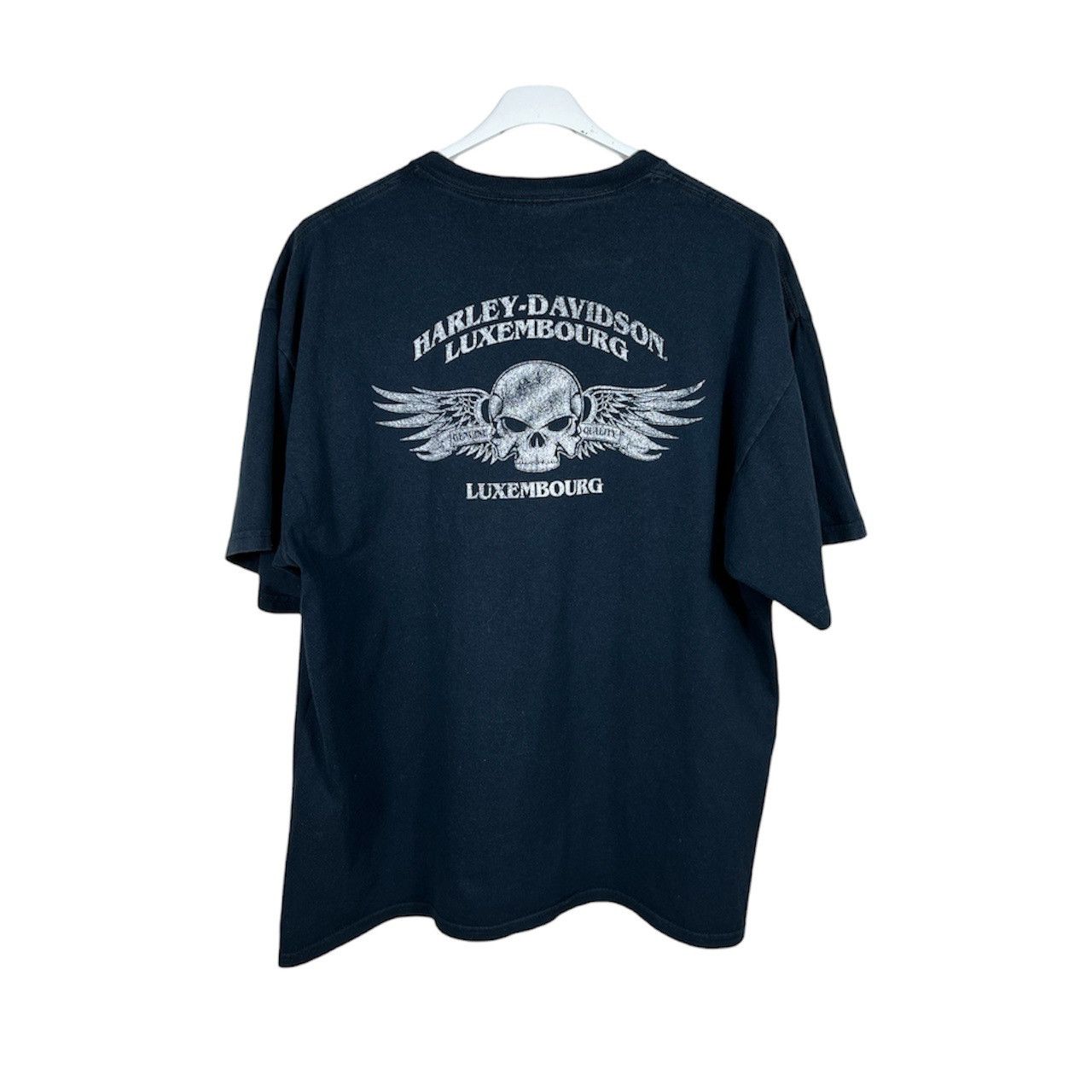 Harley Davidson Vintage Harley-Davidson y2k central logo skull tee t-shirt Size US XL / EU 56 / 4 - 2 Thumbnail