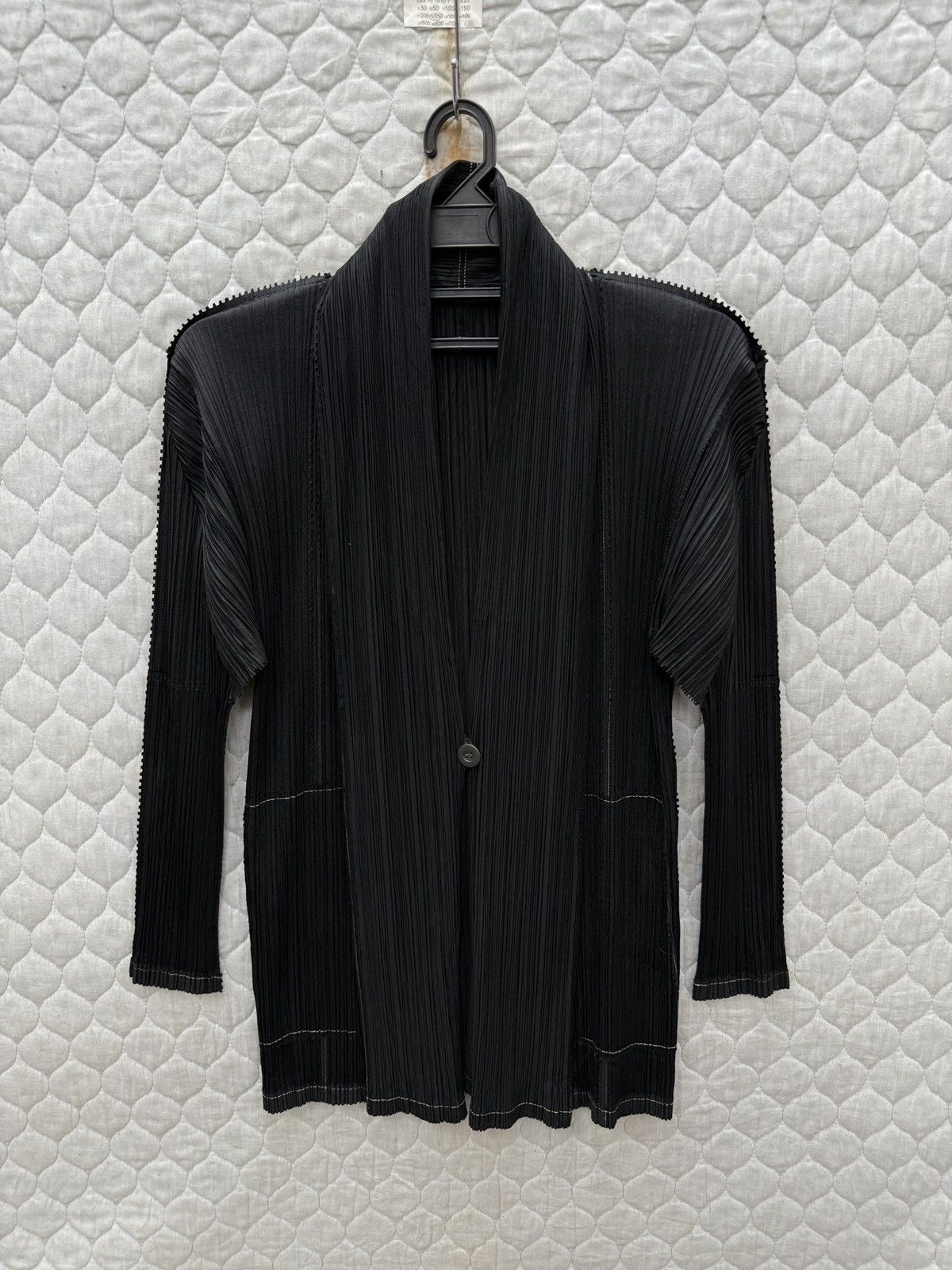 Pleats Please Issey Miyake 🔥🔥🔥ARCHIVE PLEATS PLEASE SHAWL COLAR CARDIGAN Size M / US 6-8 / IT 42-44 - 1 Thumbnail