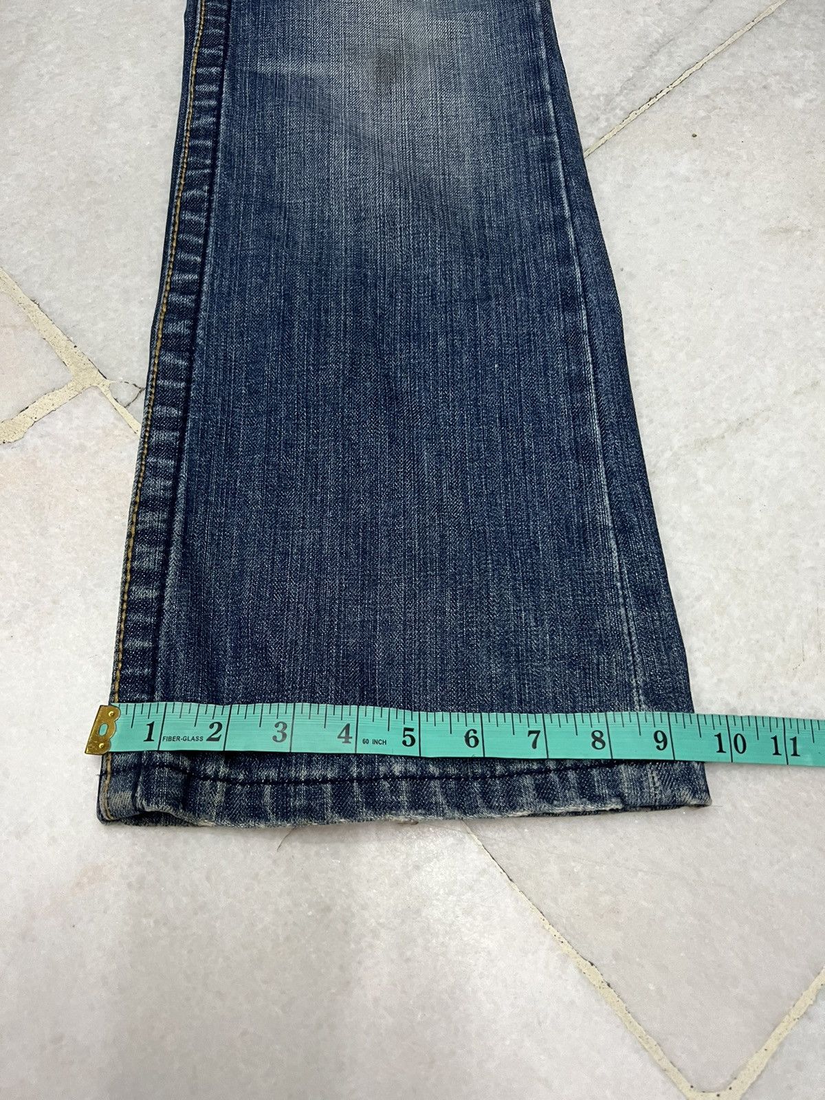 Japanese Brand × Rock Revival ROCK REVIVAL DISTRESSED FLARE JEANS VERY RARE Size US 31 - 17 Thumbnail