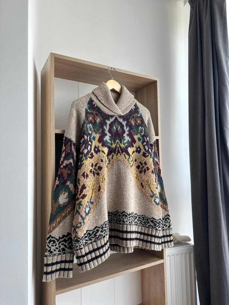 Etro × Vintage Vintage ETRO Jacquard Knit Floral Sweater Fashion Week 2019 Size M / US 6-8 / IT 42-44 - 6 Thumbnail