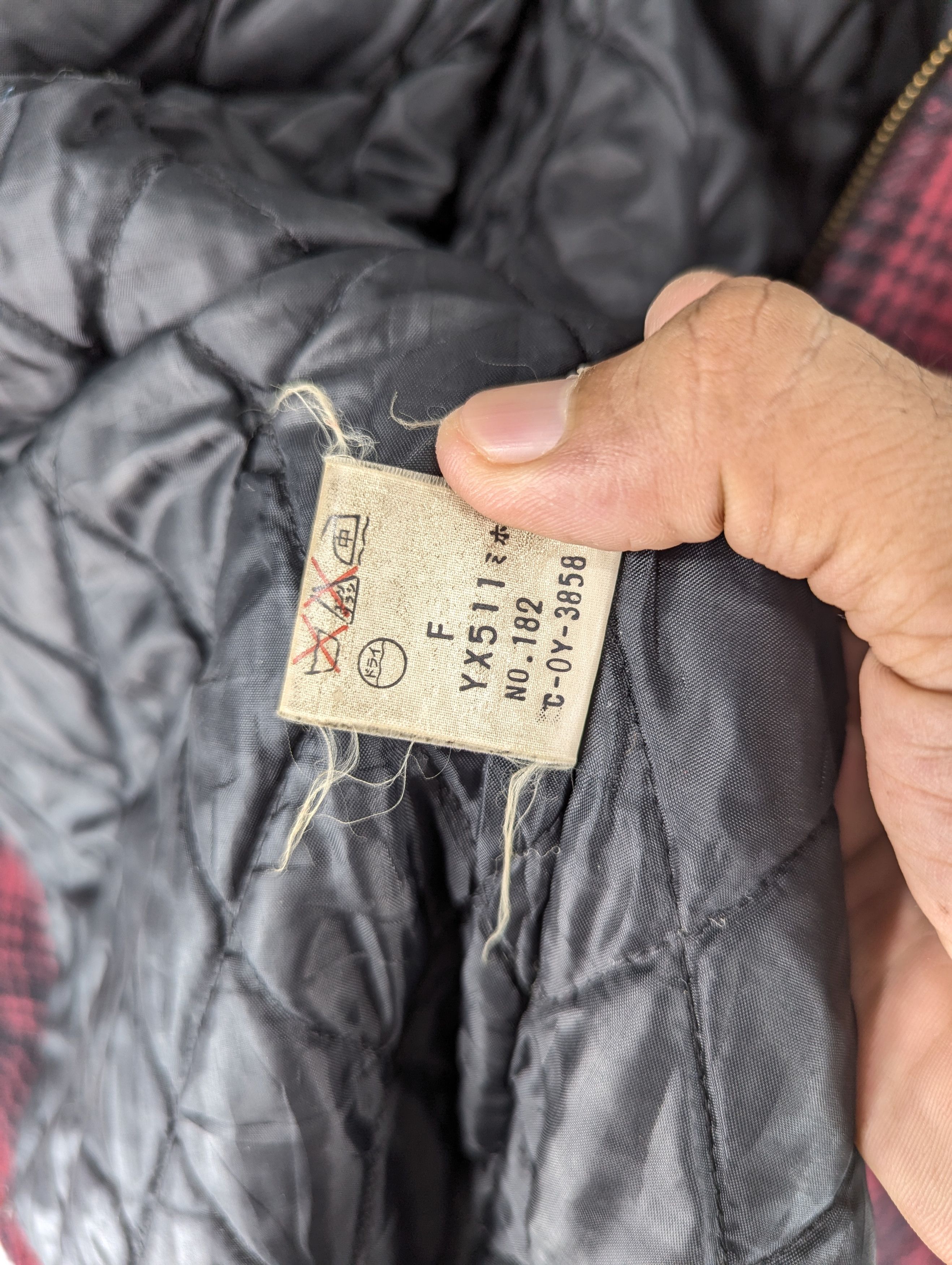 Johnbull Vintage JOHNBULL Wool Checked Quilted Zipper Jacket Size US L / EU 52-54 / 3 - 12 Thumbnail