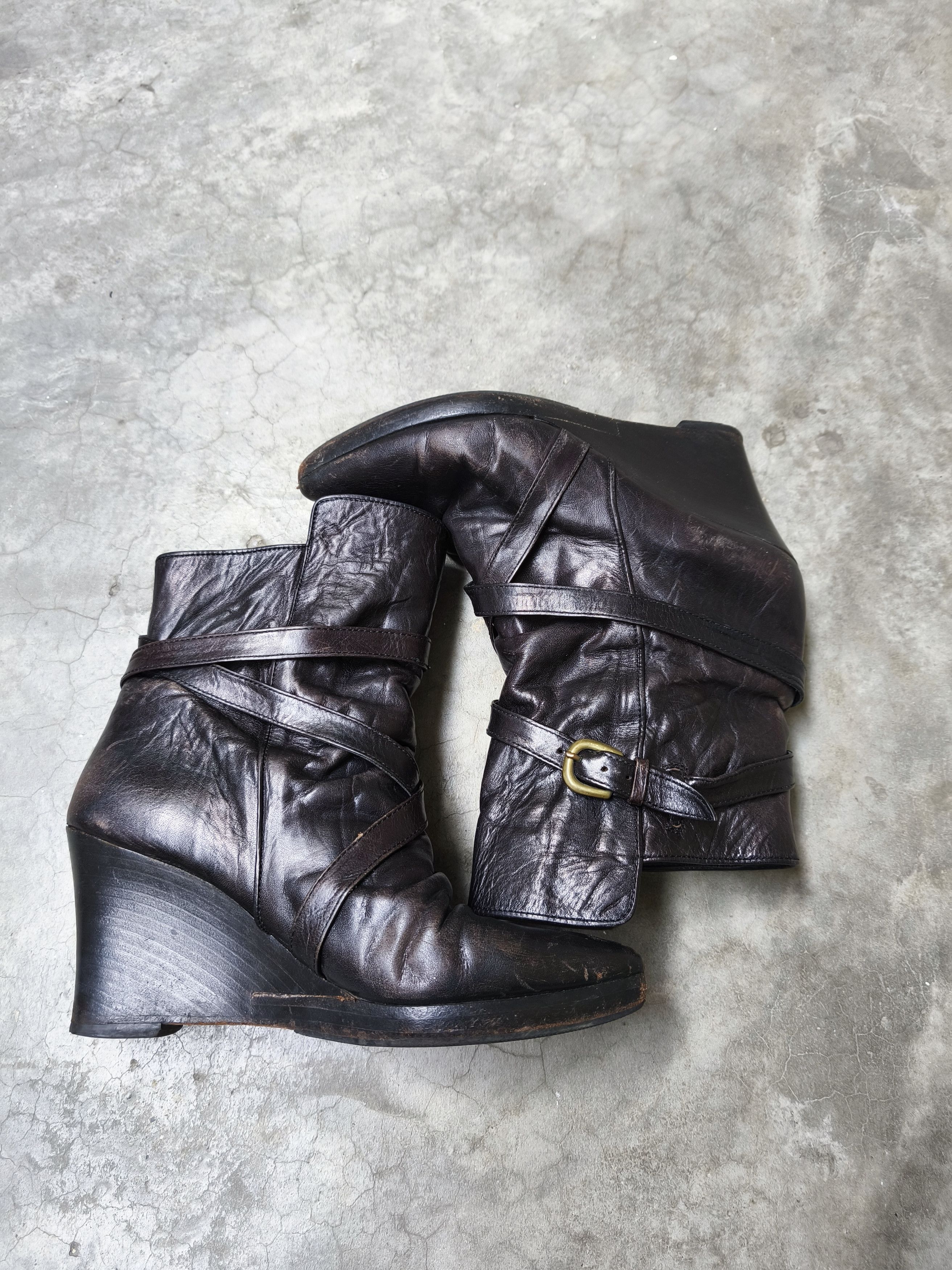Japanese Brand × Maison MIHARA YASUHIRO Wedge Boot miharayasuhiro Size US 10 / IT 40 - 2 Thumbnail