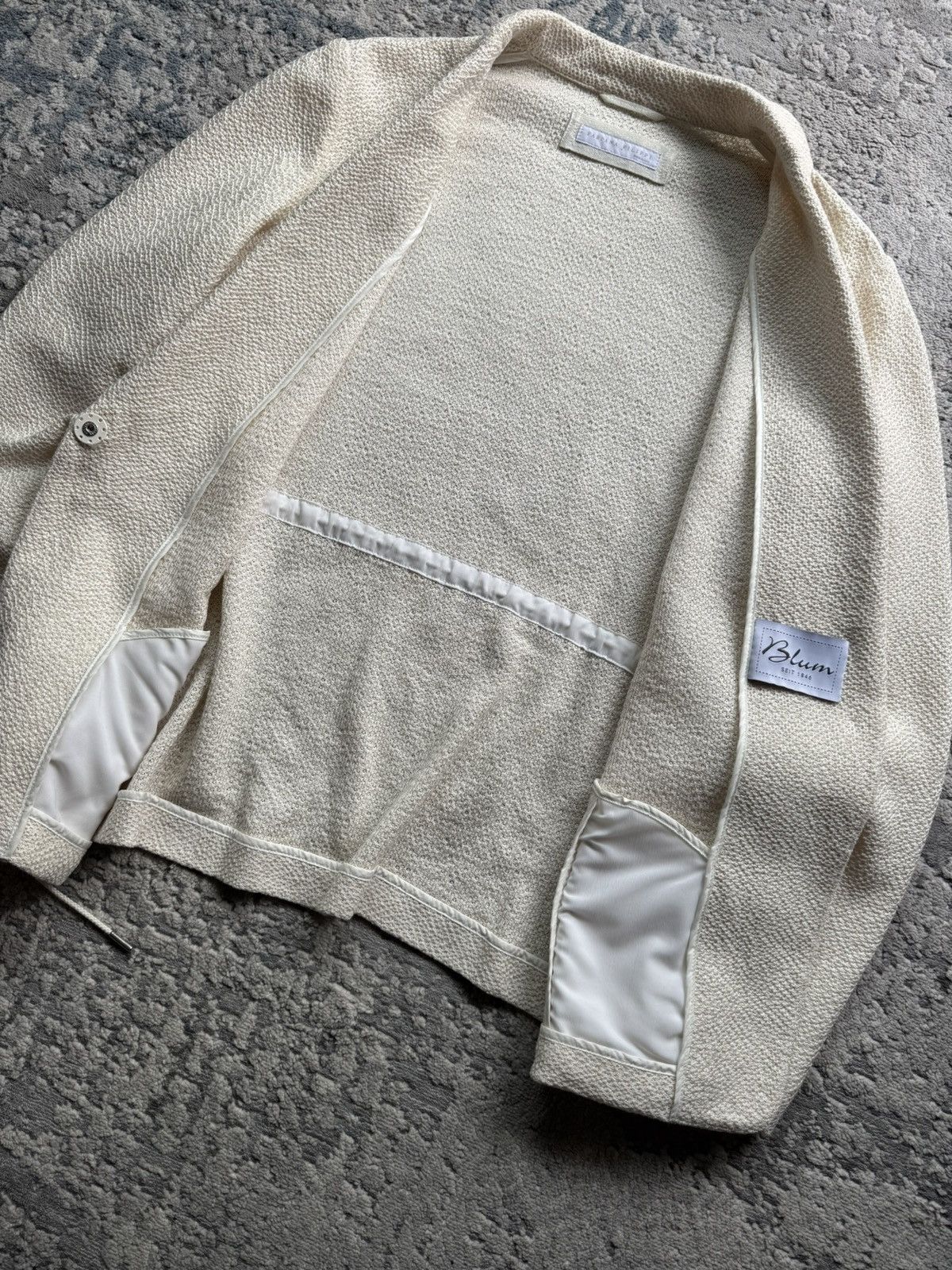 Fabiana Filippi Fabiana Filippi Cream beige Blazer Jacket Size 44 Size XL / US 12-14 / IT 48-50 - 5 Thumbnail