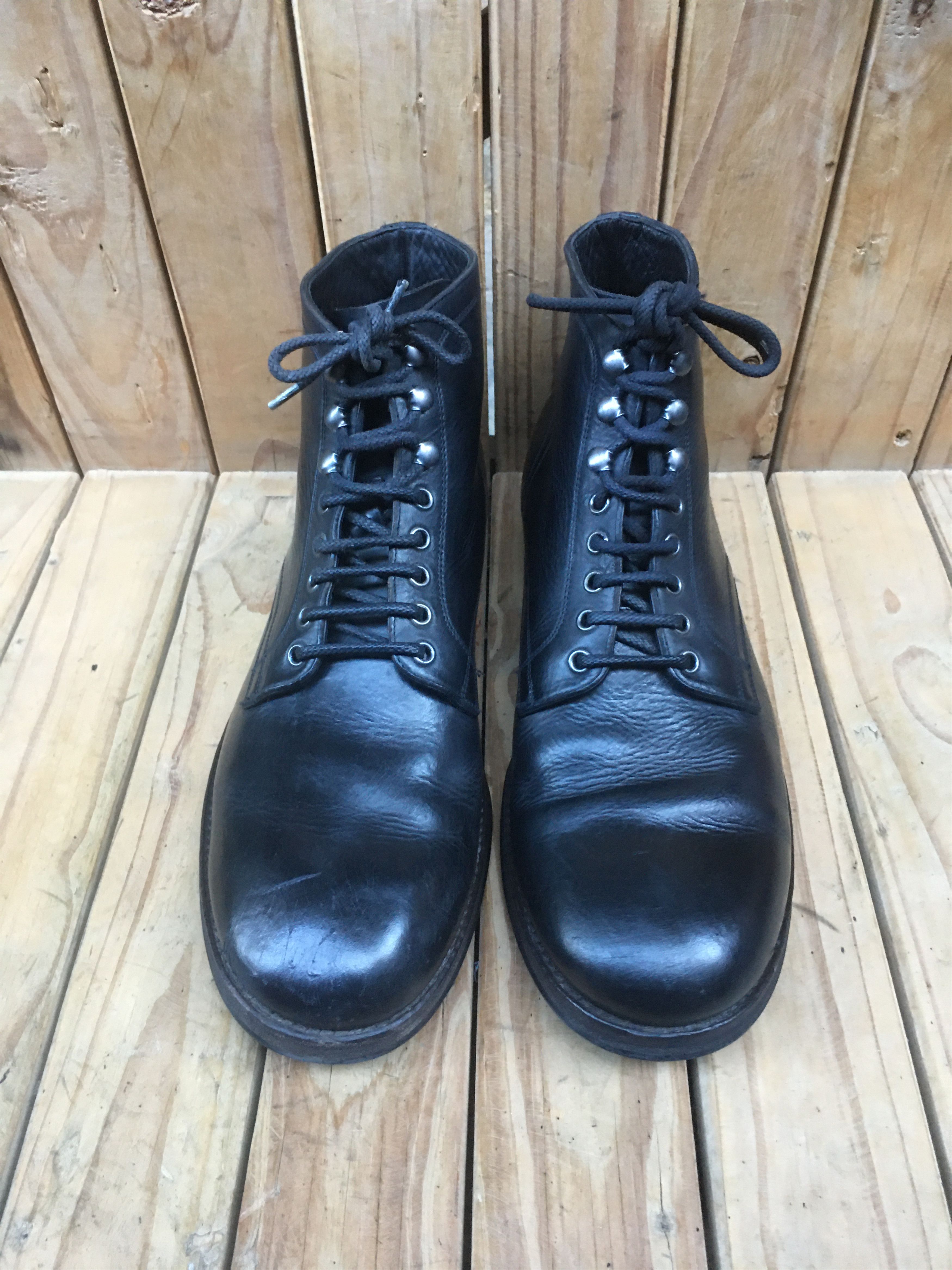 Dolce & Gabbana Dolce & Gabbana black leather boots Size US 12 / EU 45 - 2 Thumbnail