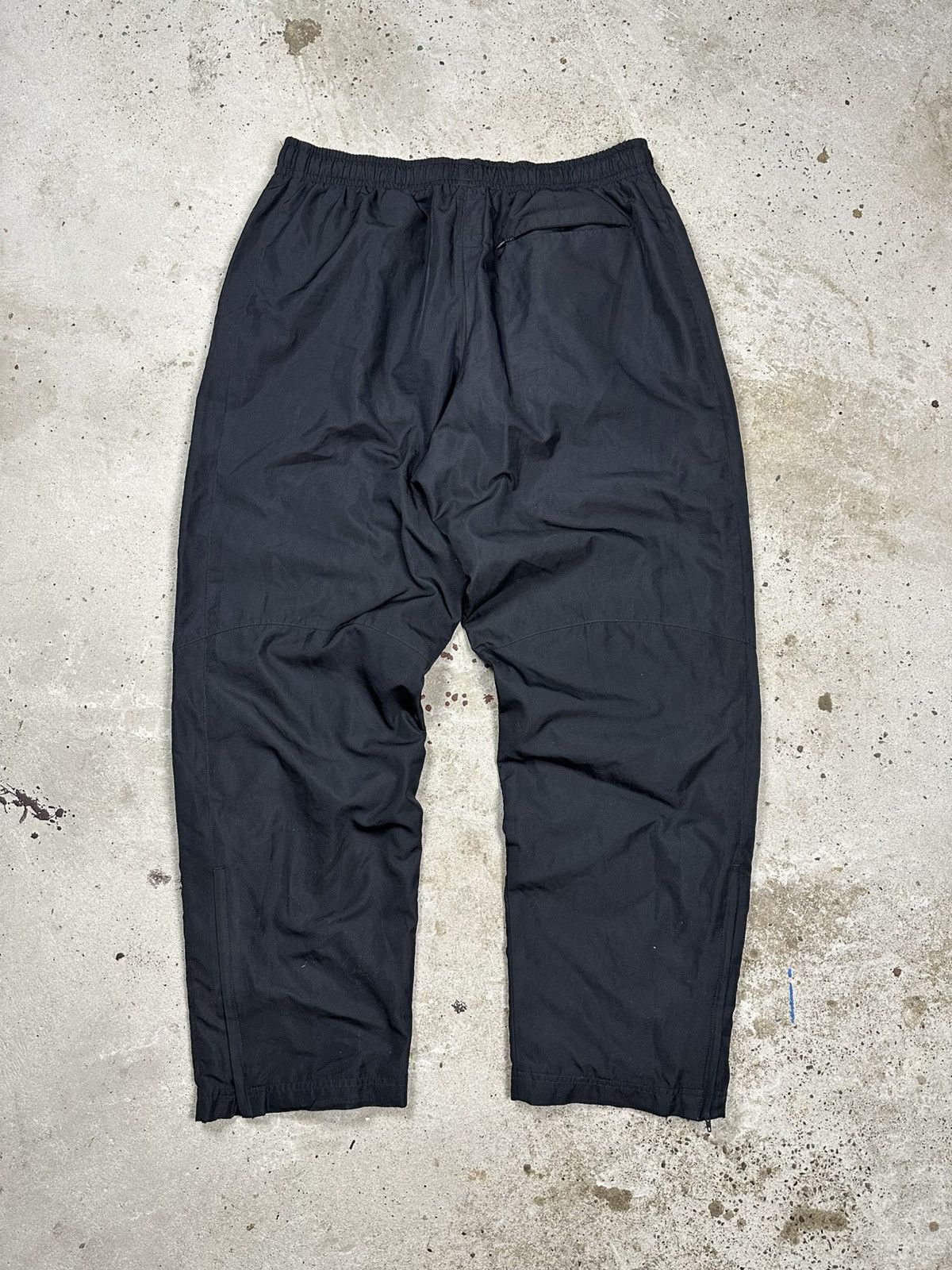 Nike Vintage Y2K Nike Black Baggy Track Pants Swoosh Spell Out Size US 36 / EU 52 - 2 Thumbnail