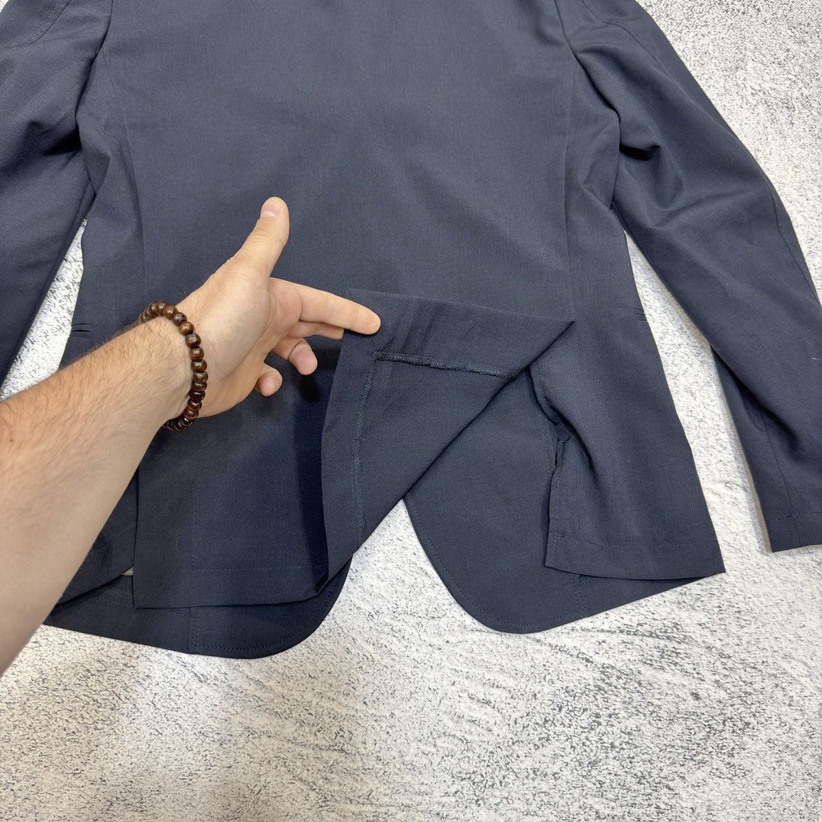 Daniele Alessandrini Danielle Alessandrini Homme Couture Mens Blazer 48 Size M Size 48R - 10 Thumbnail