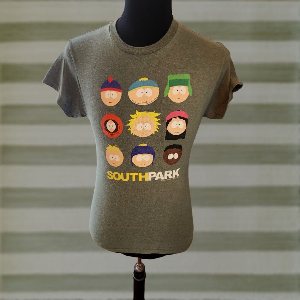 Gildan South Park Face Grid Green T Shirt Cartman Kenny Stan Kyle Size Small Size US S / EU 44-46 / 1 - 1 Preview