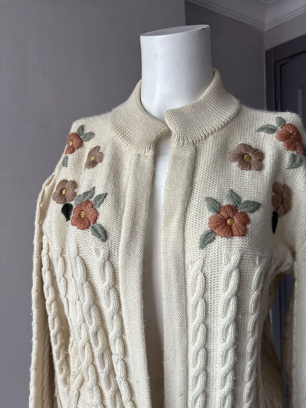 Vintage Vintage wool cardigan Size L / US 10 / IT 46 - 11 Thumbnail
