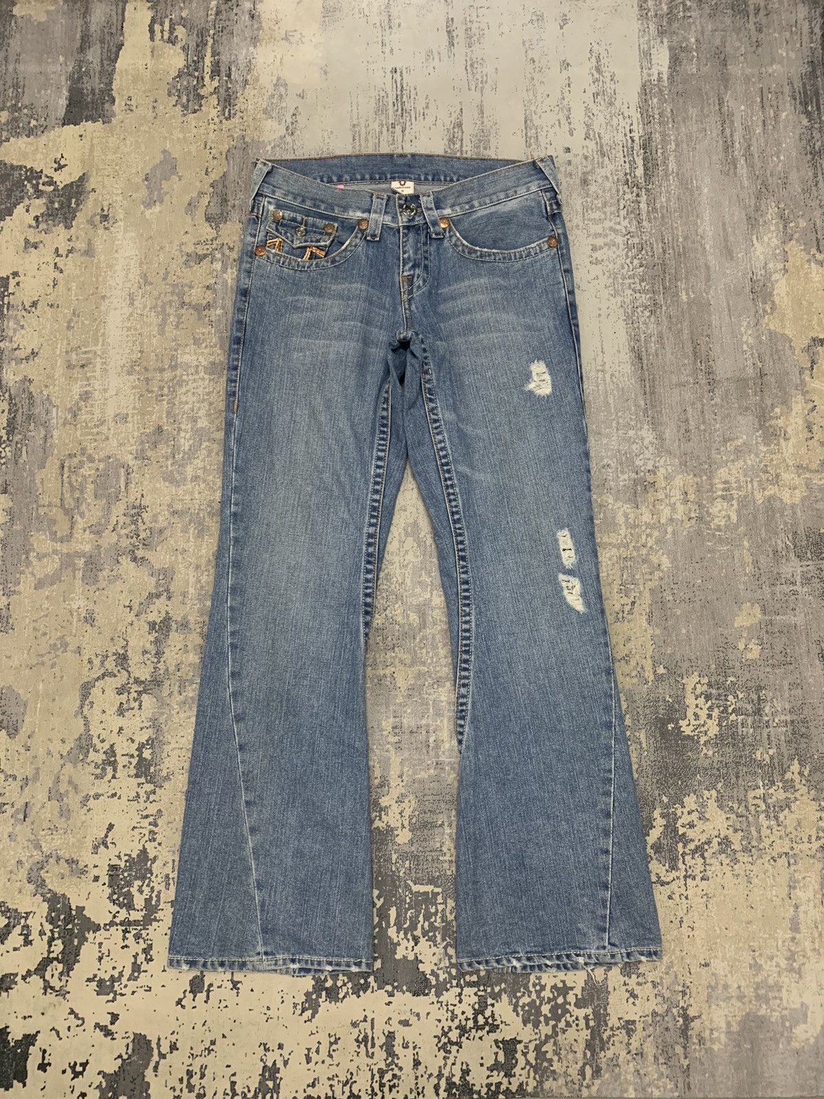 Flare Jeans True Religion USA Low Rise Boot Cut Denim