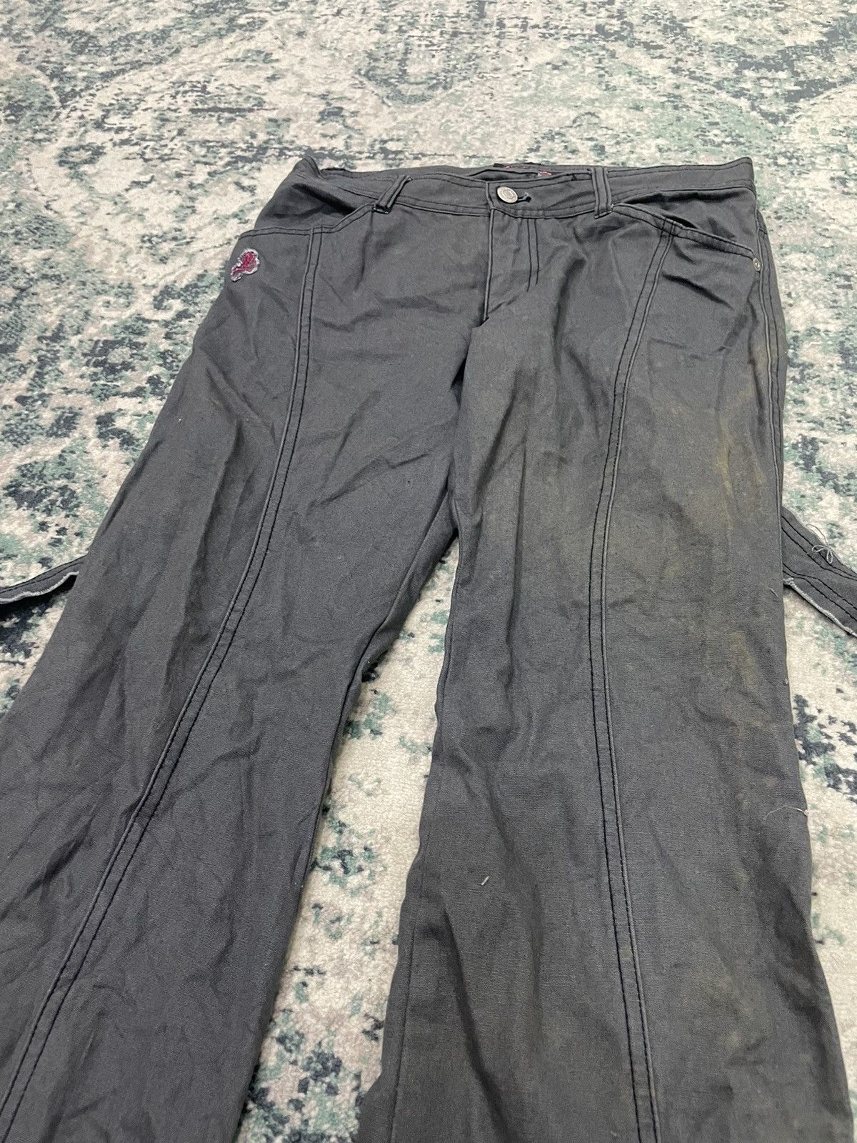 20471120 Algonquins Seditionaries Bondage Pants Flared Size US 29 - 6 Thumbnail