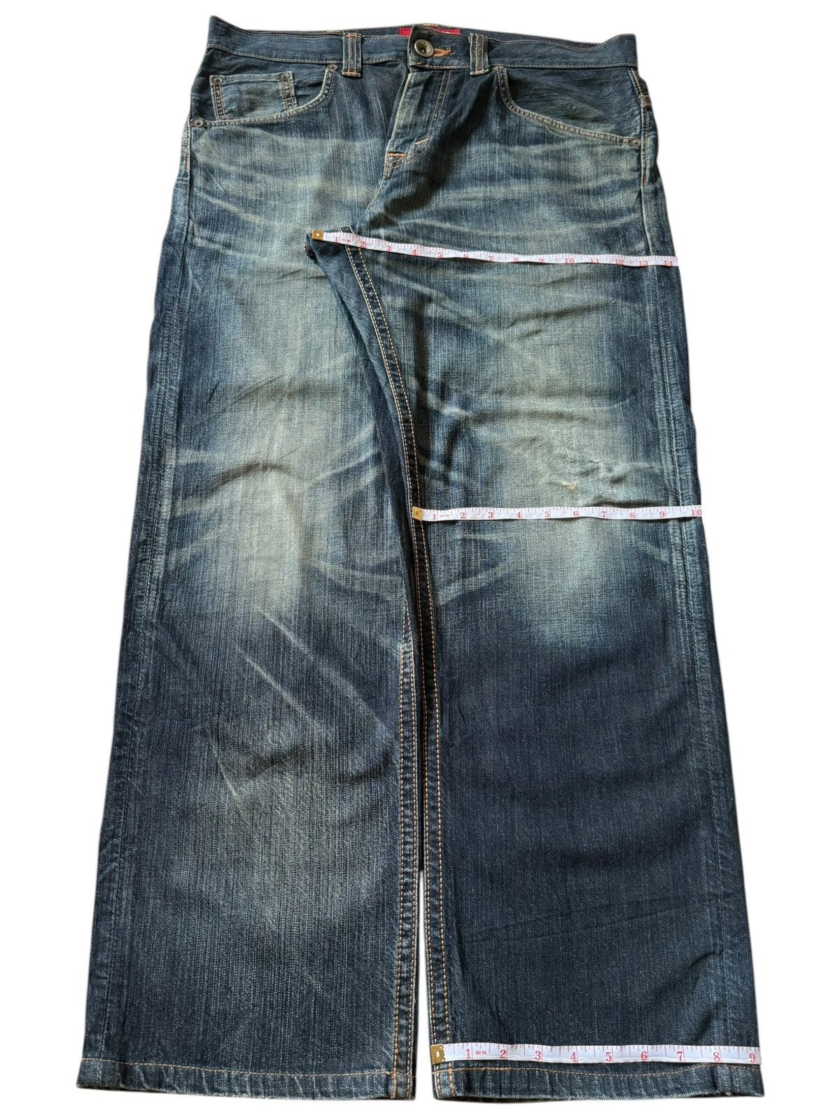 Edwin Exclusive Vintage Edwin XV Distress Baggy Jeans Size US 37 - 8 Thumbnail