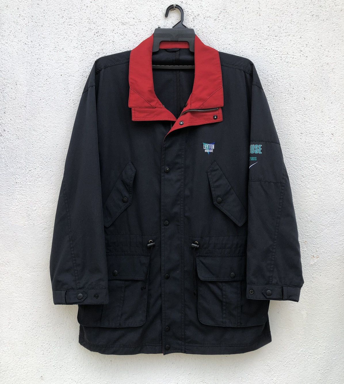 Japanese Brand Vintage Leyton House Versus Sports Multi Pocket Coach Jacket Size US XL / EU 56 / 4 - 3 Thumbnail