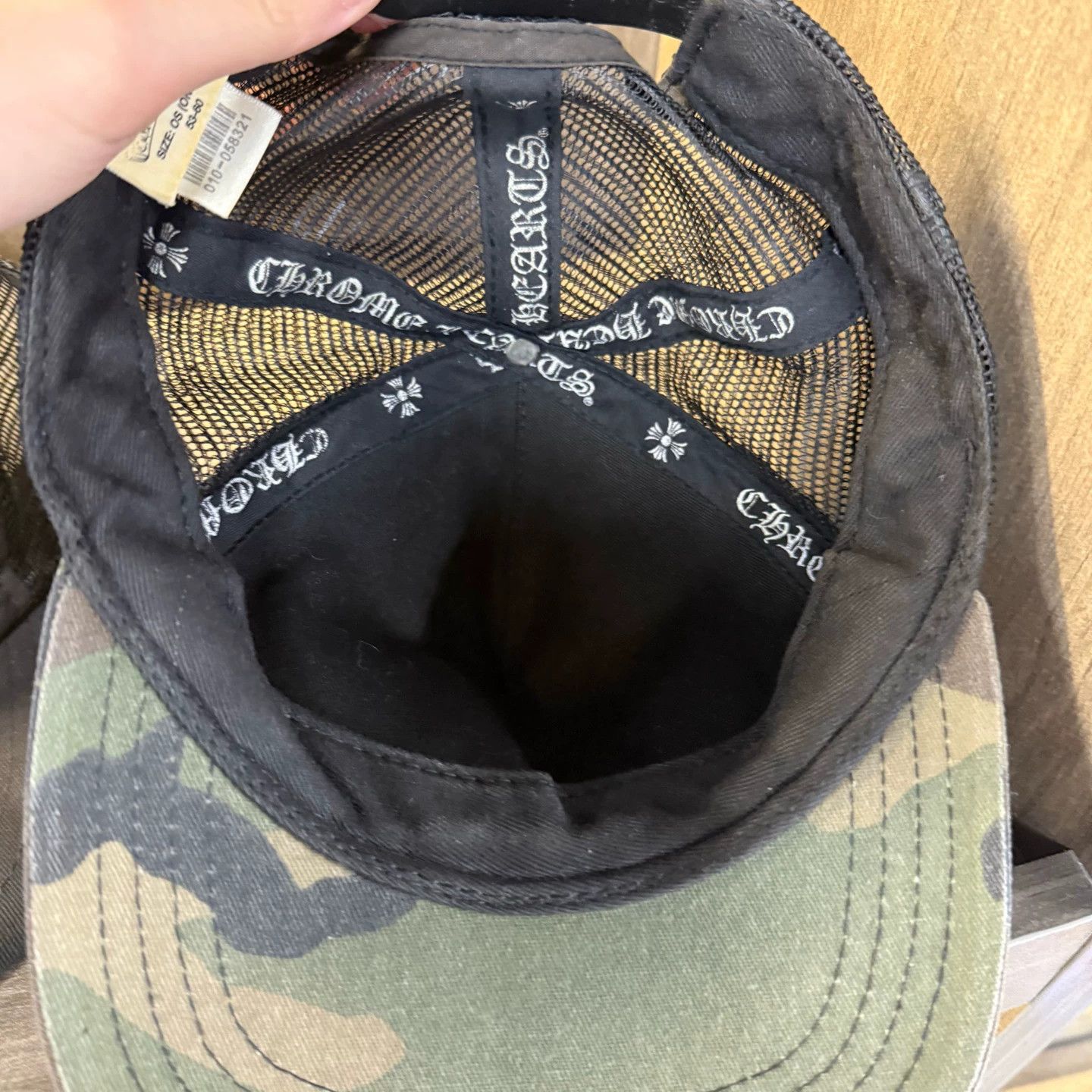 Chrome Hearts Chrome Hearts Camo Embroidered Logo Baseball Cap Size ONE SIZE - 4 Thumbnail