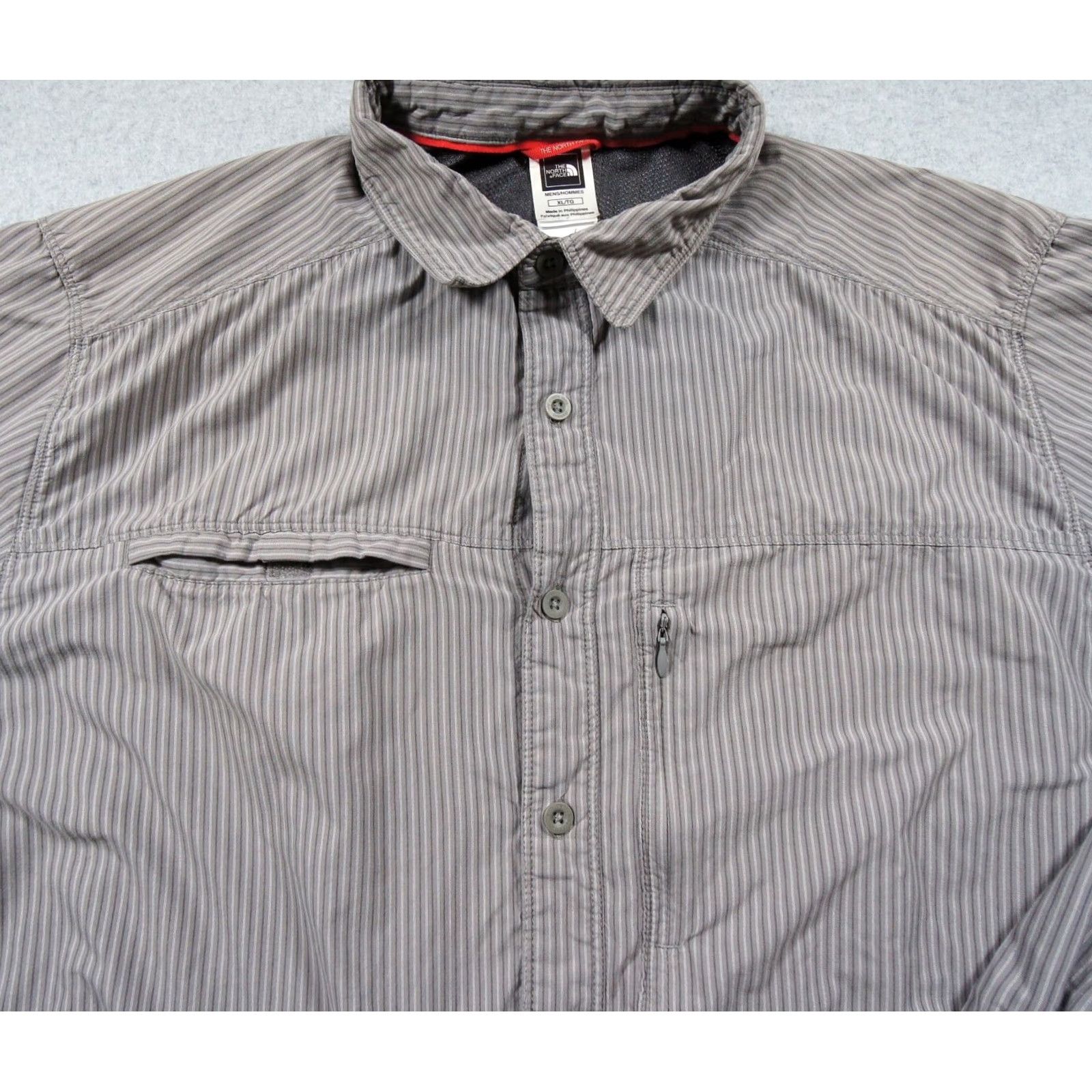 The North Face The North Face Shirt Mens XL Gray Button Down Long Sleeve Lightweight Roll Up Size US XL / EU 56 / 4 - 2 Thumbnail