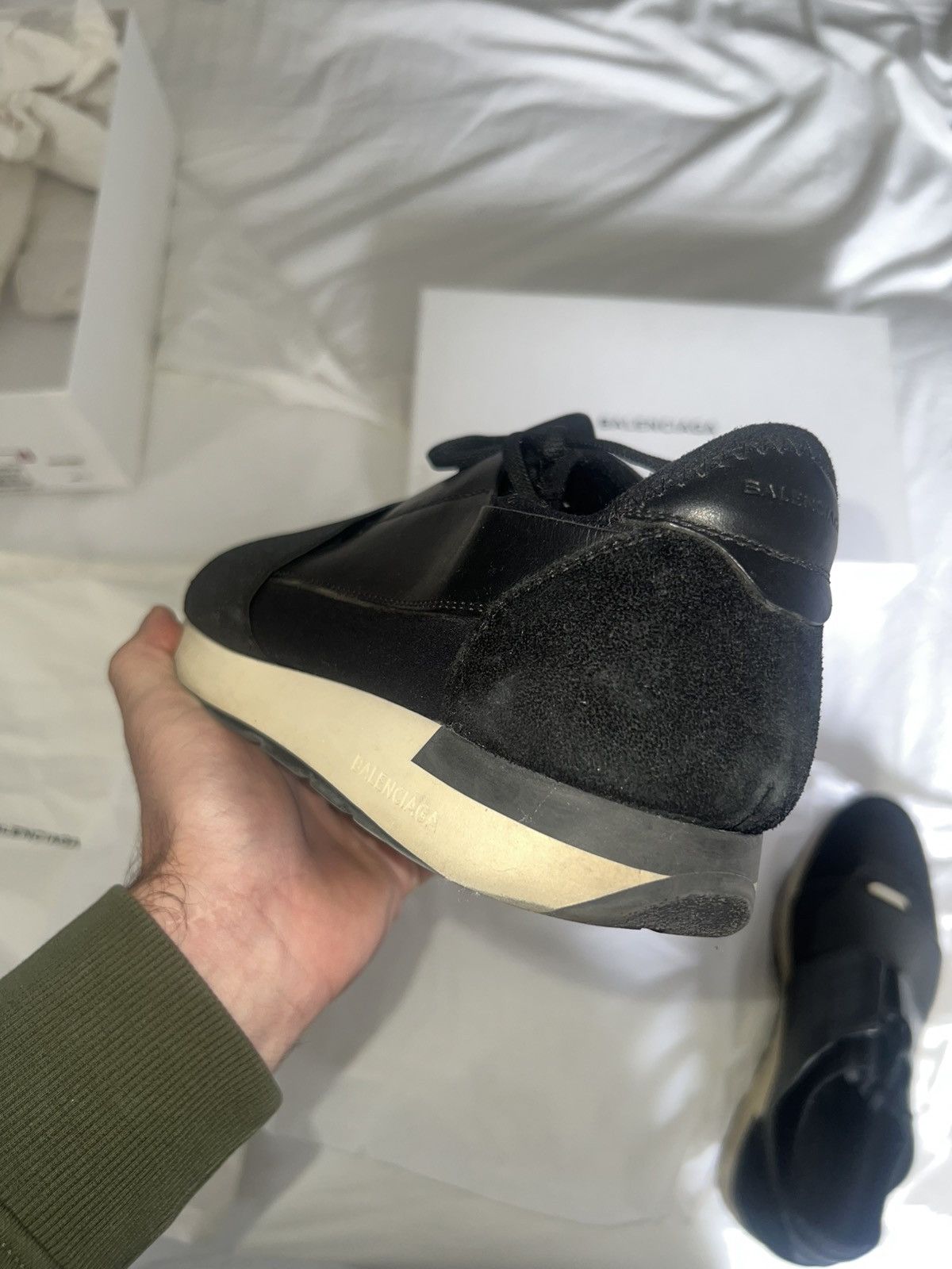 Balenciaga Balenciaga Race Runner black 41-42EU Size US 8.5 / EU 41-42 - 2 Thumbnail