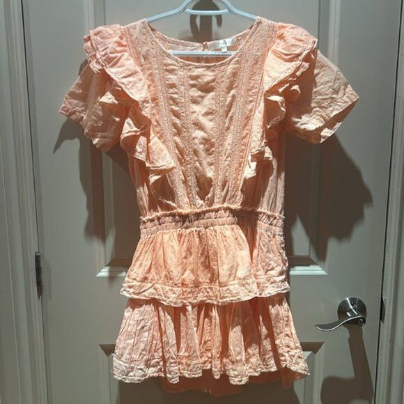 LoveShackFancy LOVE SHACK FANCY Natasha lace-trimmed cotton mini dress Size M / US 6-8 / IT 42-44 - 5 Thumbnail