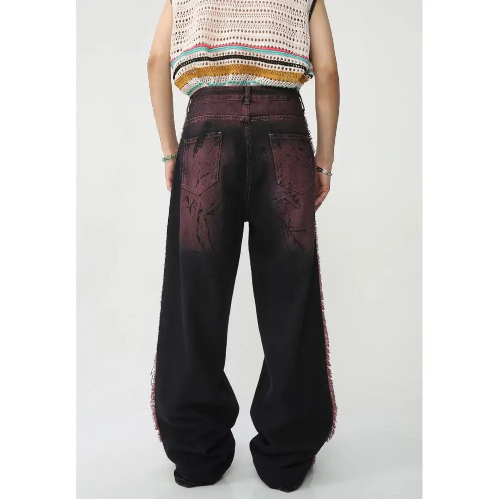 Japanese Brand × Jean Hip Hop Street Harajuku Loose Jeans Size US 32 / EU 48 - 2 Thumbnail