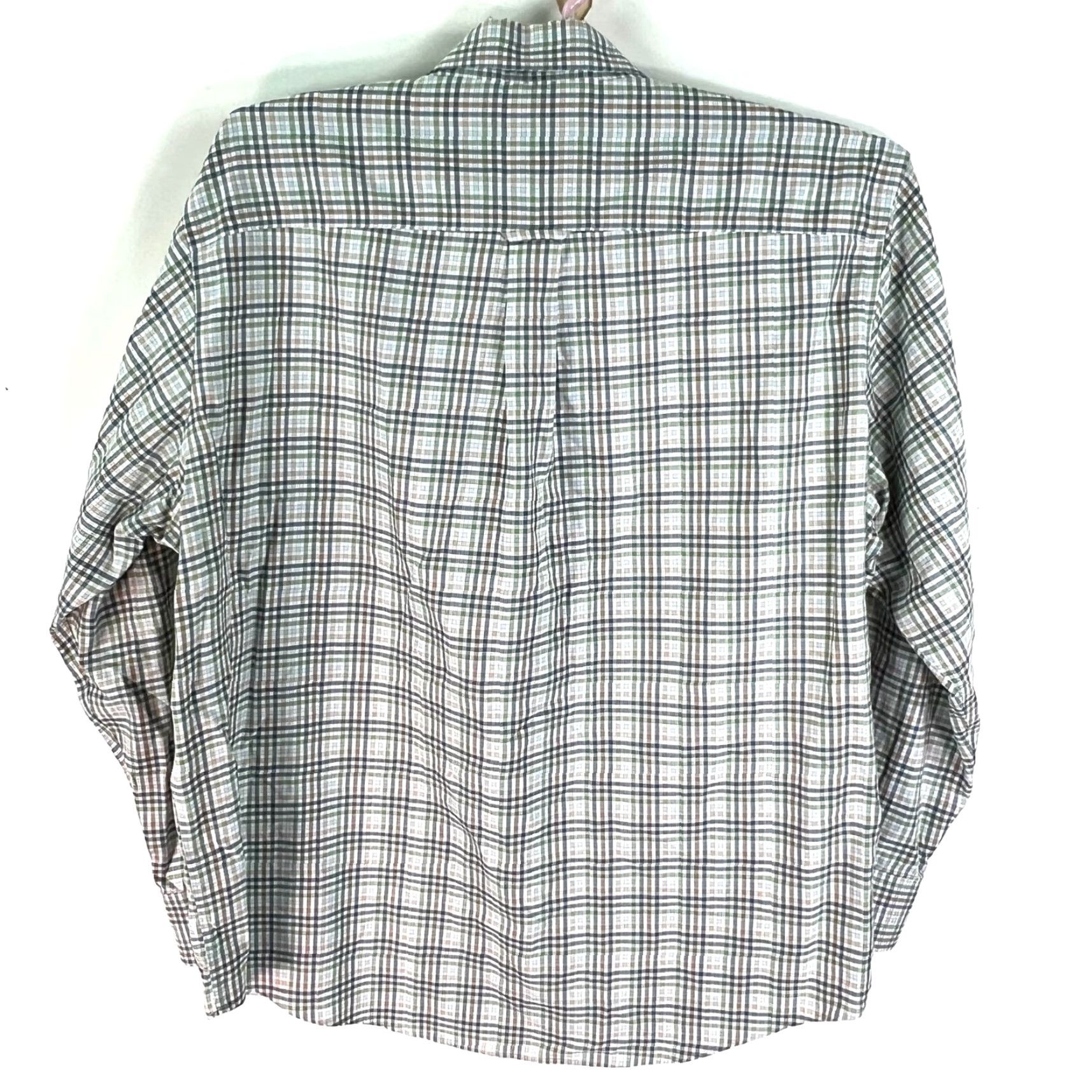 Vintage Cabela's Shirt Plaid Long Sleeve Button Down Mens XL Green Cotton Size US XL / EU 56 / 4 - 4 Thumbnail