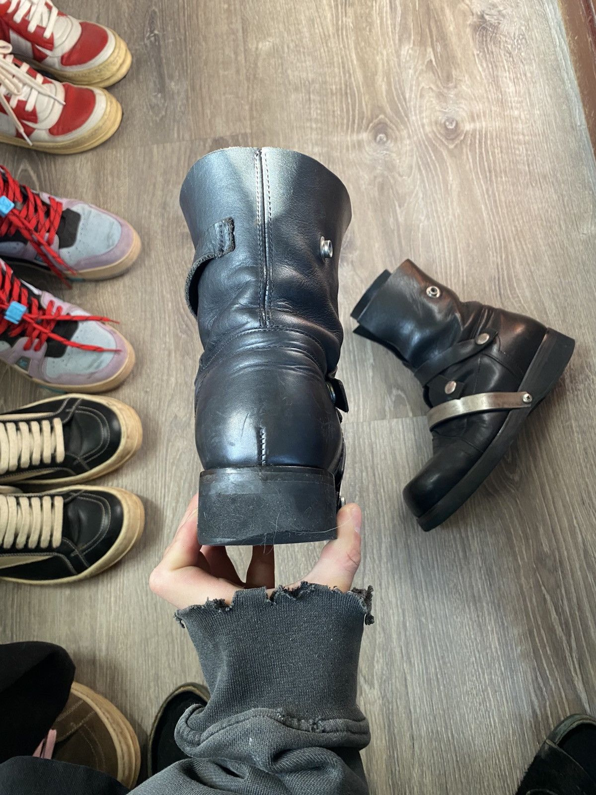 Dirk Bikkembergs Dirk Bikkemberg AW97 Leather Strap Boots Size US 7 / EU 40 - 3 Thumbnail