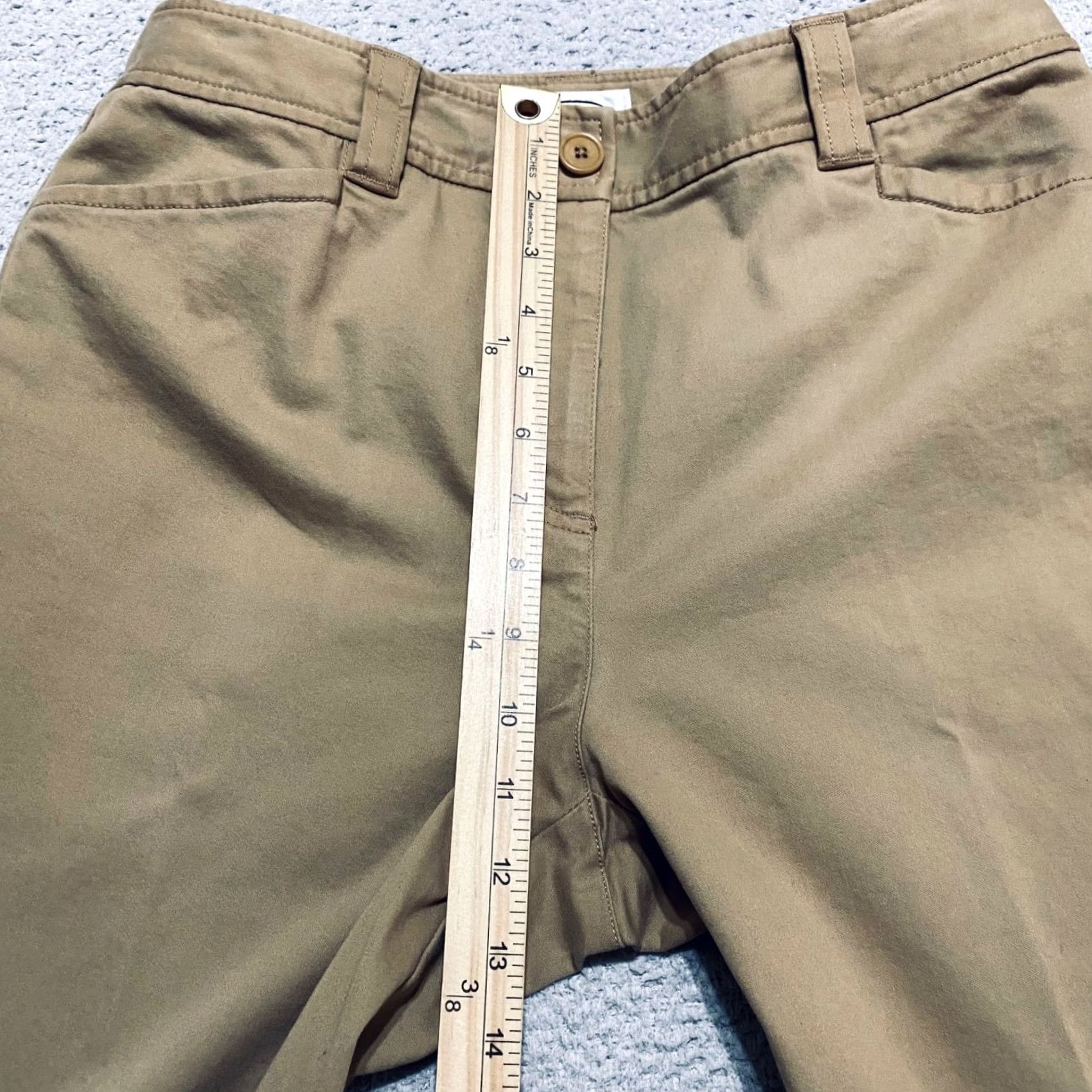 Talbots Talbots Beige Chino Pants Womens Regular Straight 30in Inseam 10 XS? Size 32" / US 10 / IT 46 - 6 Thumbnail