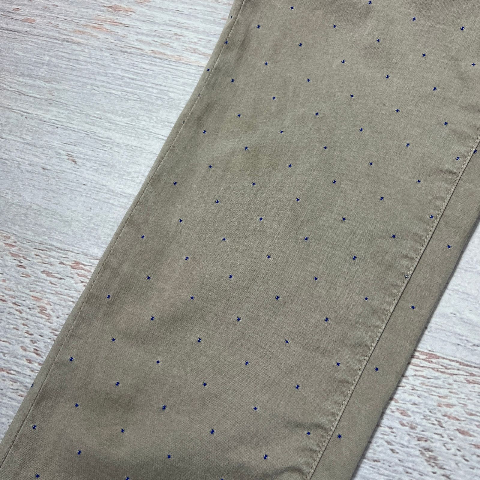 Other Baronio Sportive Slim Chino Khaki Micro Dot Size 30x28 Size US 30 / EU 46 - 6 Thumbnail