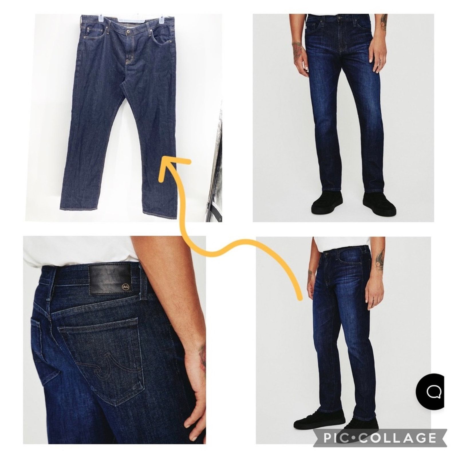 AG Adriano Goldschmied AG Adriano Goldschmeid the Everett slim straight jean sz 40 Size US 40 / EU 56 - 1 Thumbnail