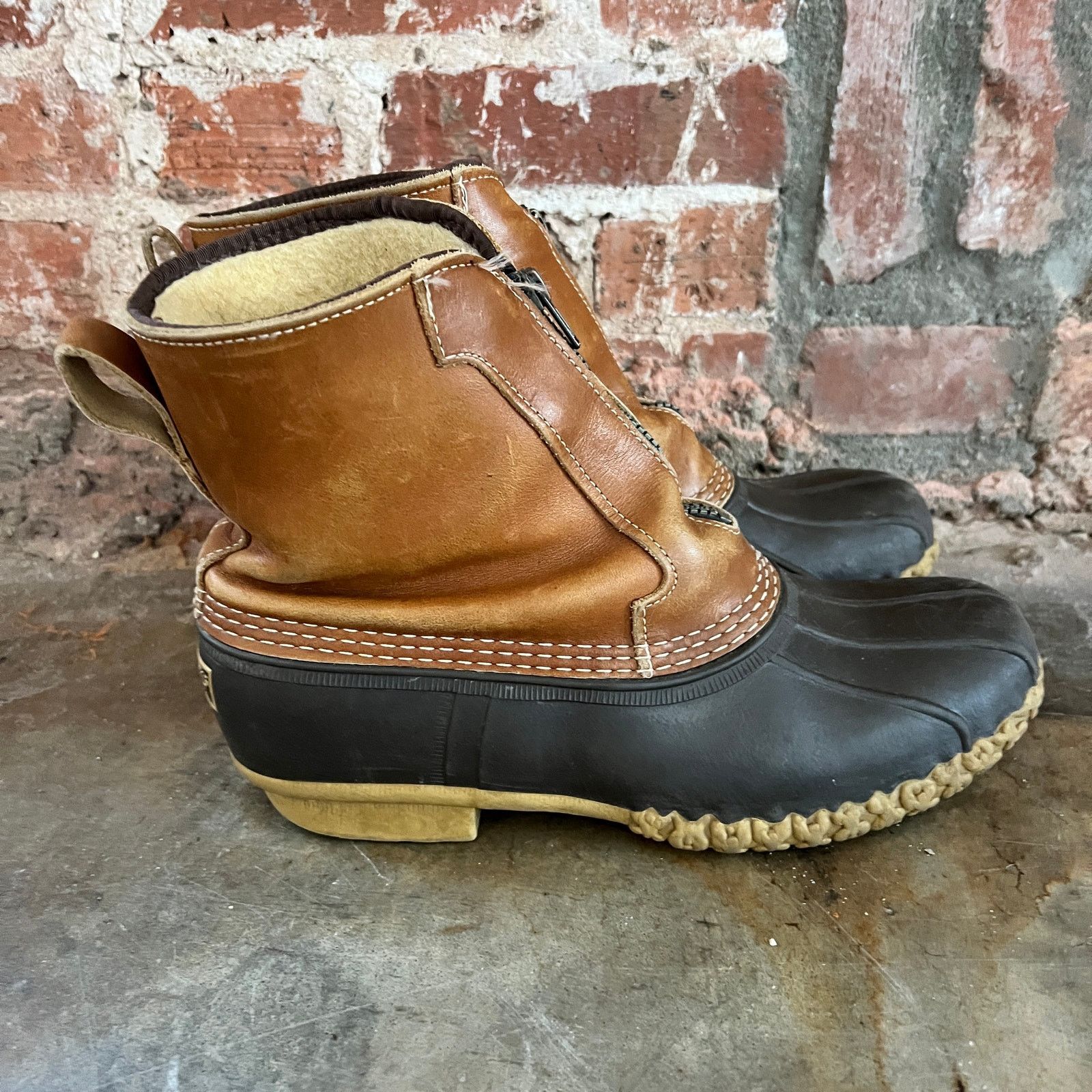 L.L. Bean VTG L.L. BEAN Made in Maine USA Men's Zip Muck Duck Boots 9 Size US 9 / EU 42 - 6 Thumbnail