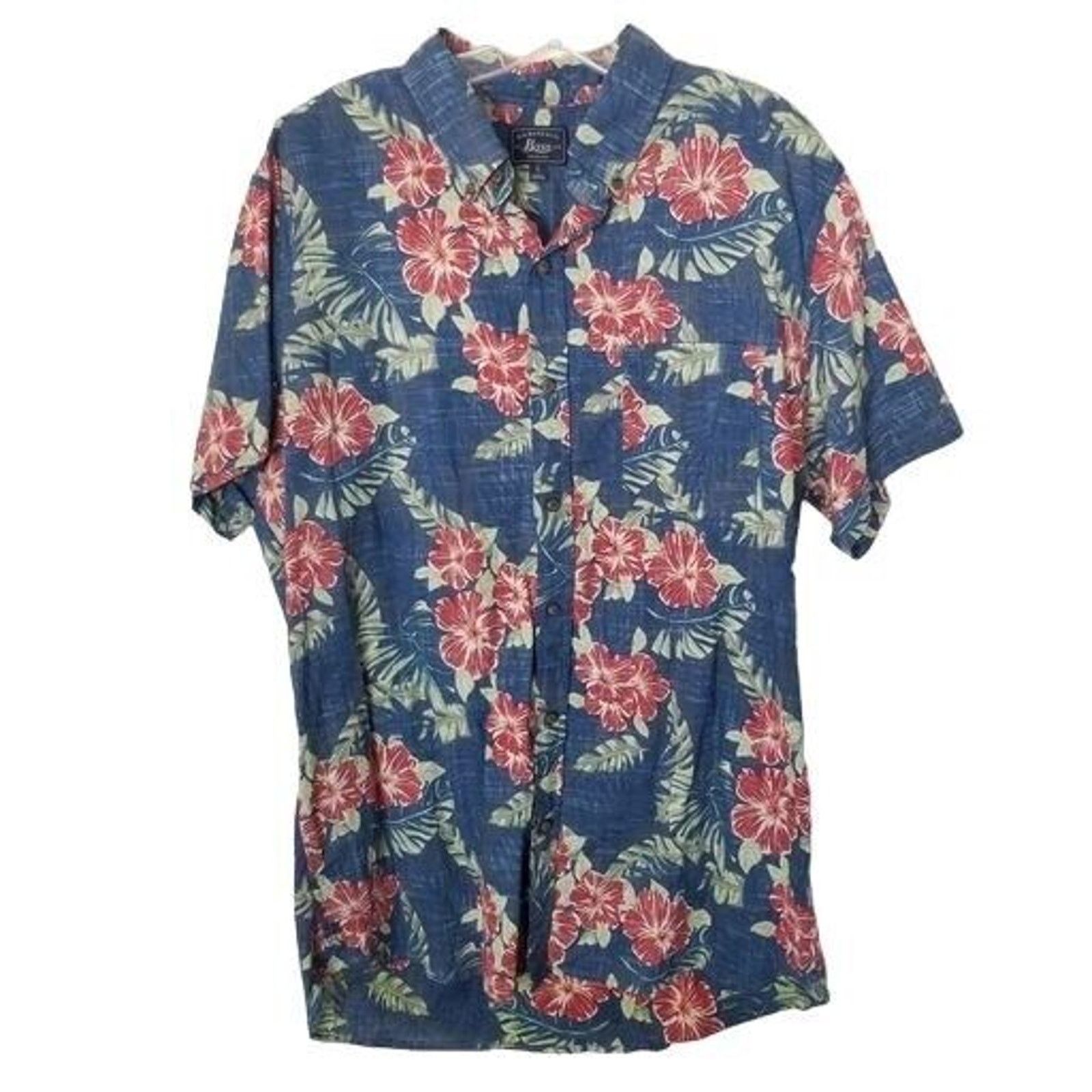 G.H. Bass & Co. GH Bass & Co Mens Floral Button Shirt XXL Tropical Hawaiian Size US XXL / EU 58 / 5 - 1 Thumbnail