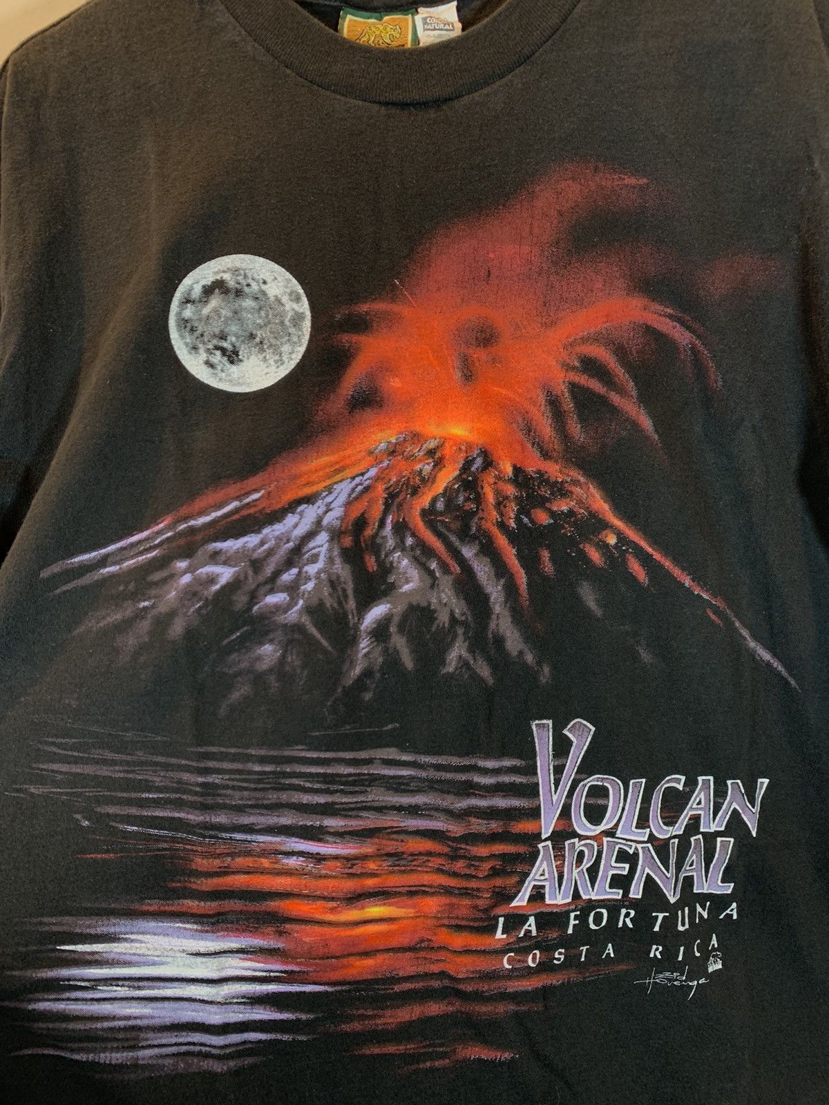 Vintage *RARE* Vintage 90’s Arenal Volcano Costa Rica Art T-Shirt L Size US L / EU 52-54 / 3 - 2 Thumbnail