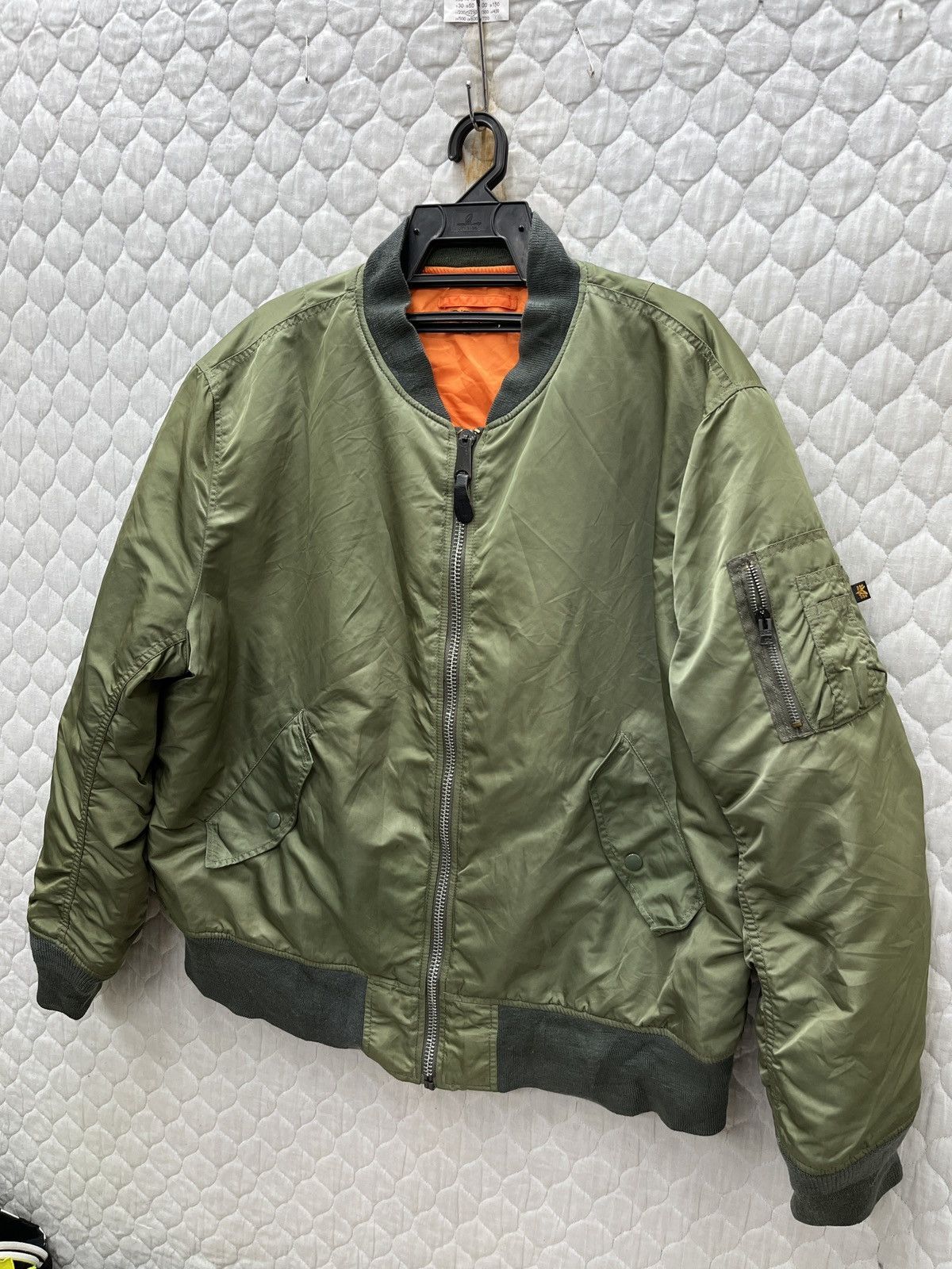 Alpha Industries 🔥🔥🔥STEALS ALPHA INDUSTRIES MILITARY MA1 FLIGHT JACKET Size US XL / EU 56 / 4 - 3 Thumbnail