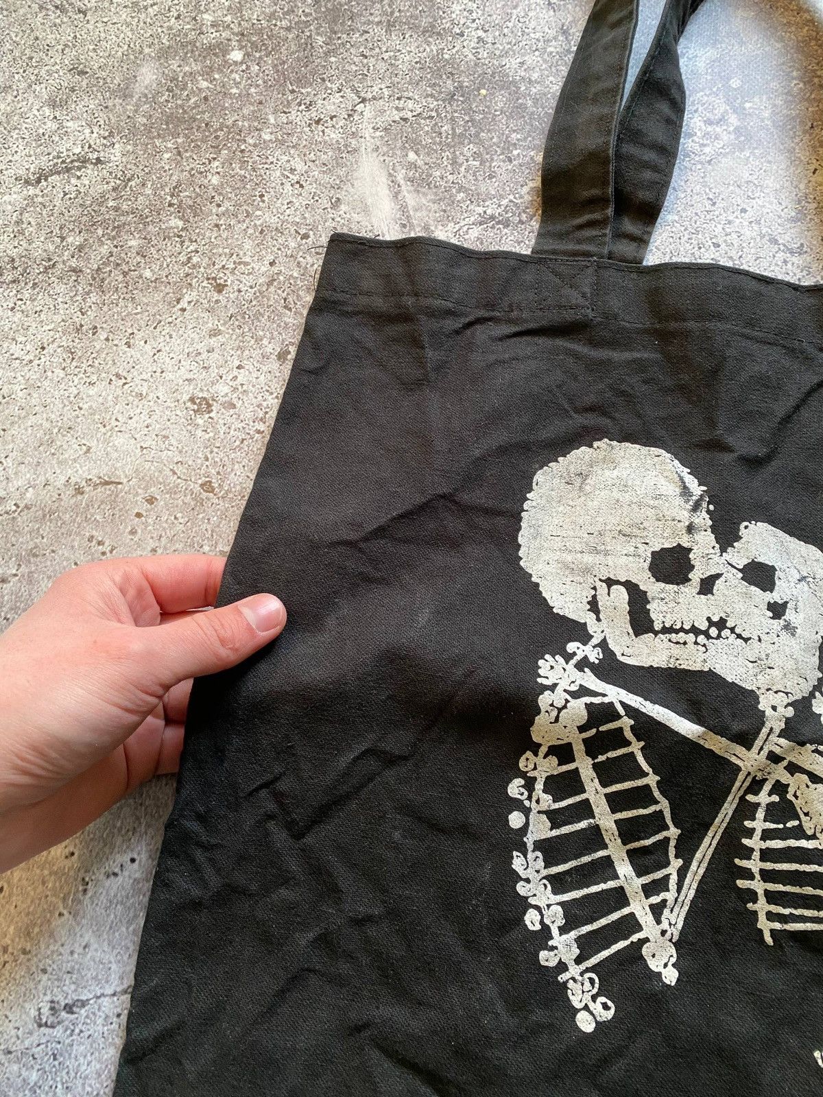 Yves Saint Laurent Saint Laurent Skeleton Print Tote Bag Size ONE SIZE - 4 Thumbnail