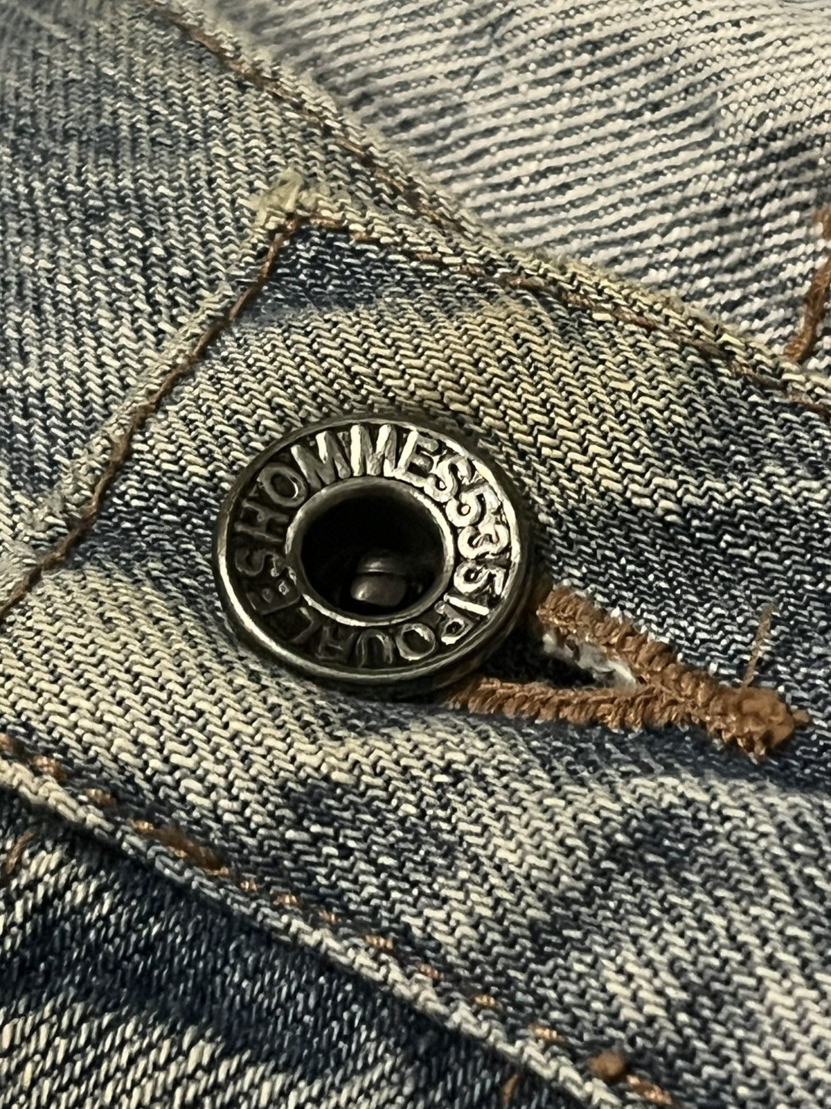 5351 POUR LES HOMMES ⚡️Flare⚡️5351 Pour Les Hommes Distressed Clawmark Flare Jeans Size US 34 / EU 50 - 8 Thumbnail