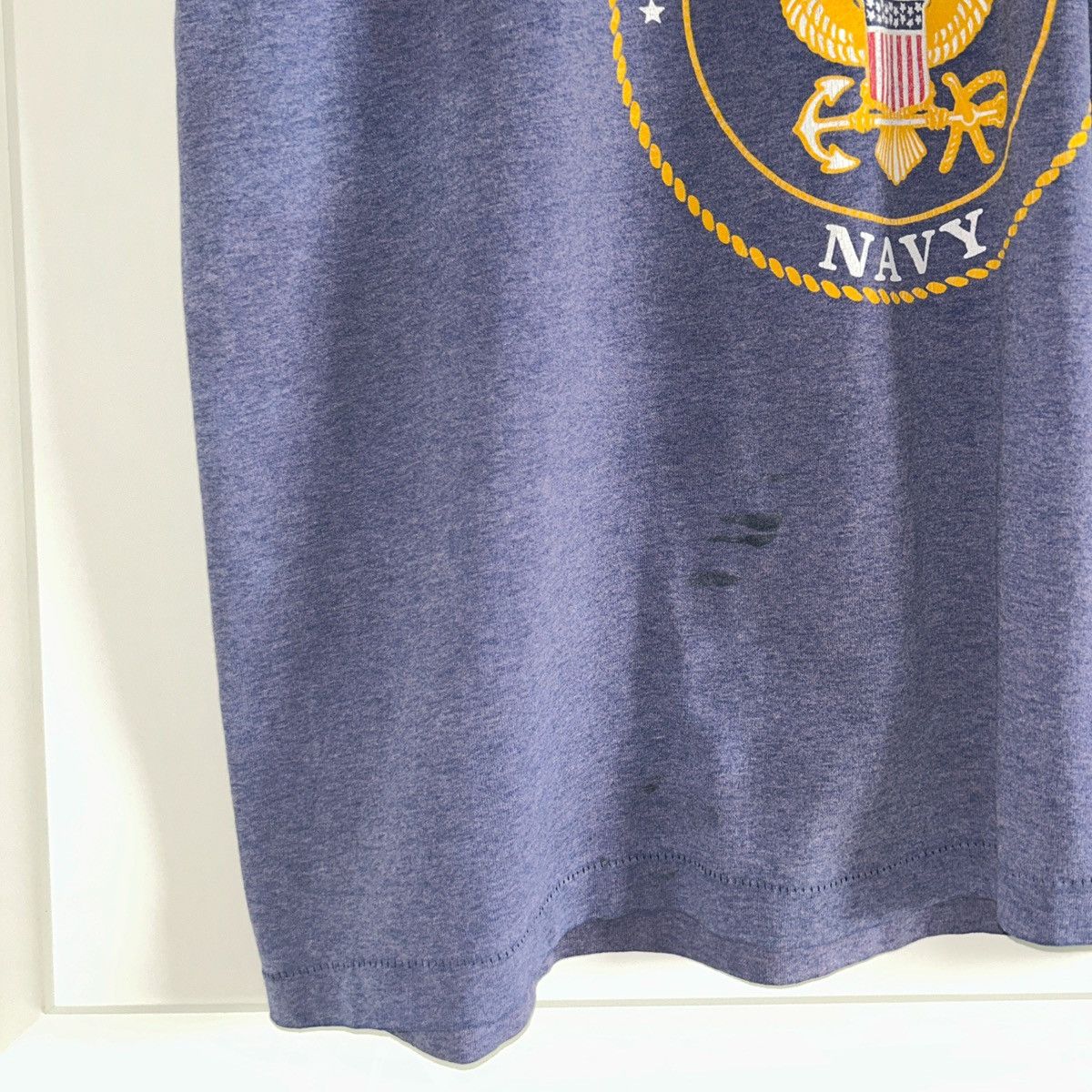 Vintage Vintage 90s United States Navy Tee Size US L / EU 52-54 / 3 - 3 Thumbnail